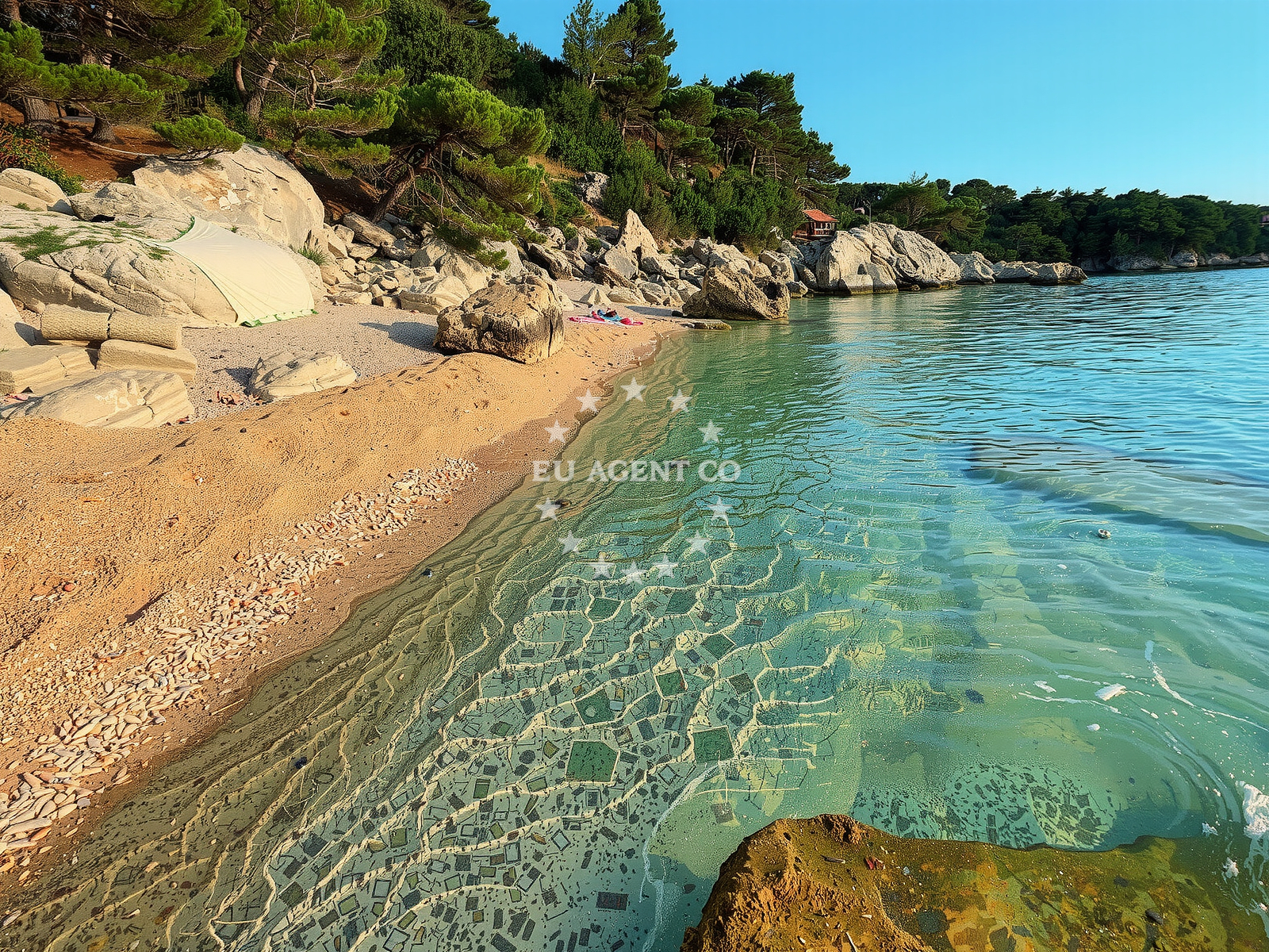 Additional view of Zuljana beach in Sutvid 1, Janjina, Janjina