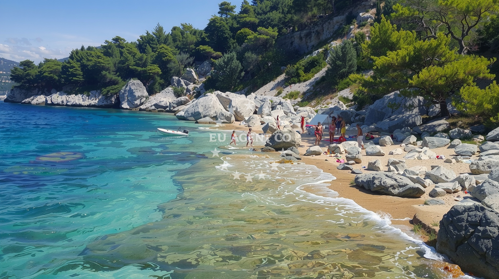 Additional view of Zuljana beach in Sutvid 1, Janjina, Janjina
