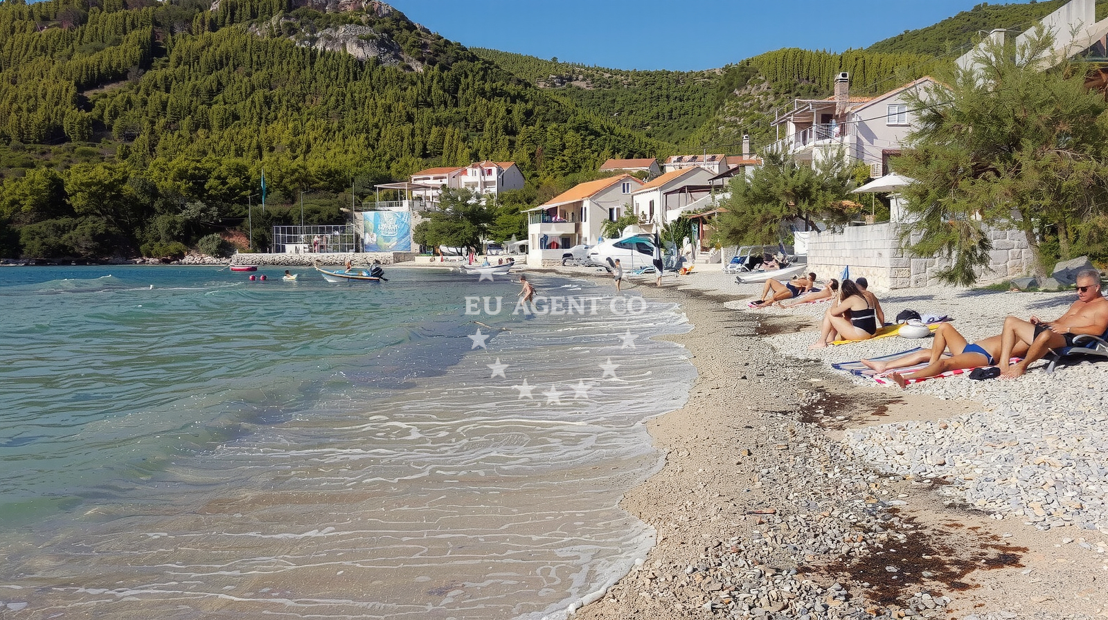 Additional view of Zuljana beach in Sutvid 1, Janjina, Janjina