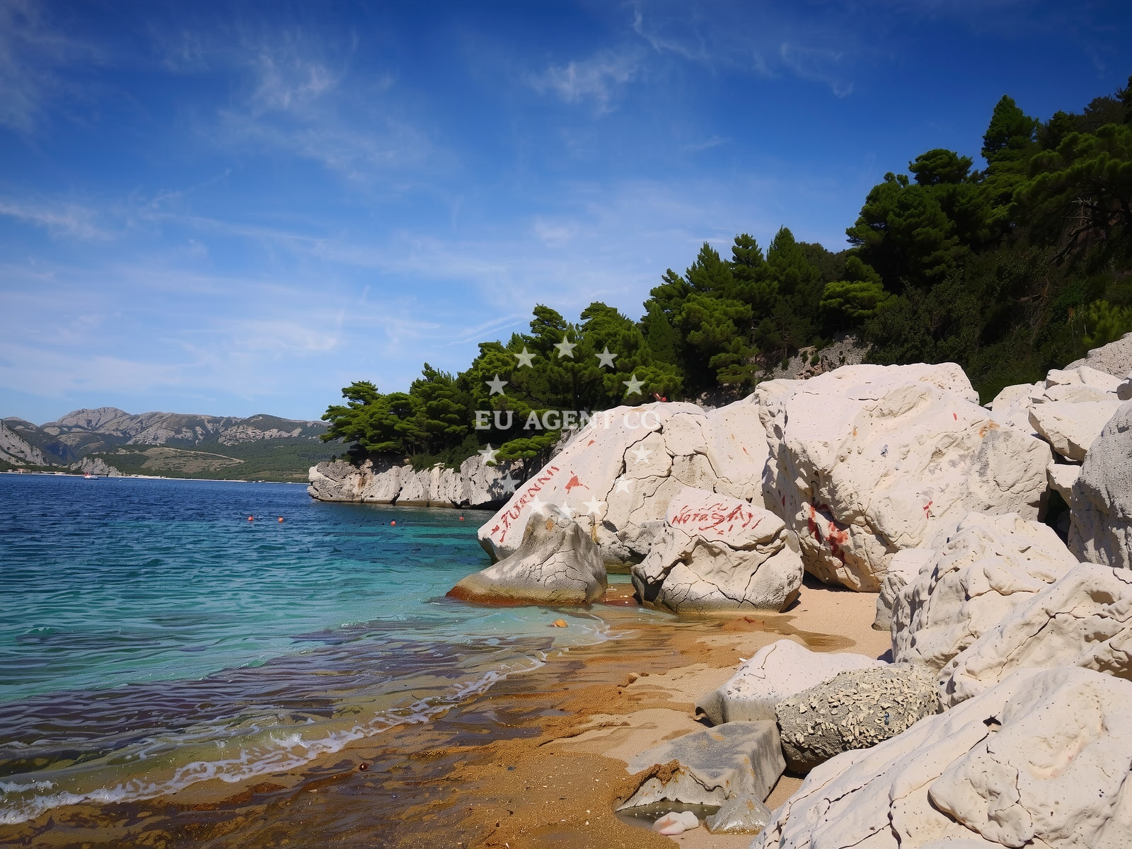 Additional view of Zuljana beach in Sutvid 1, Janjina, Janjina