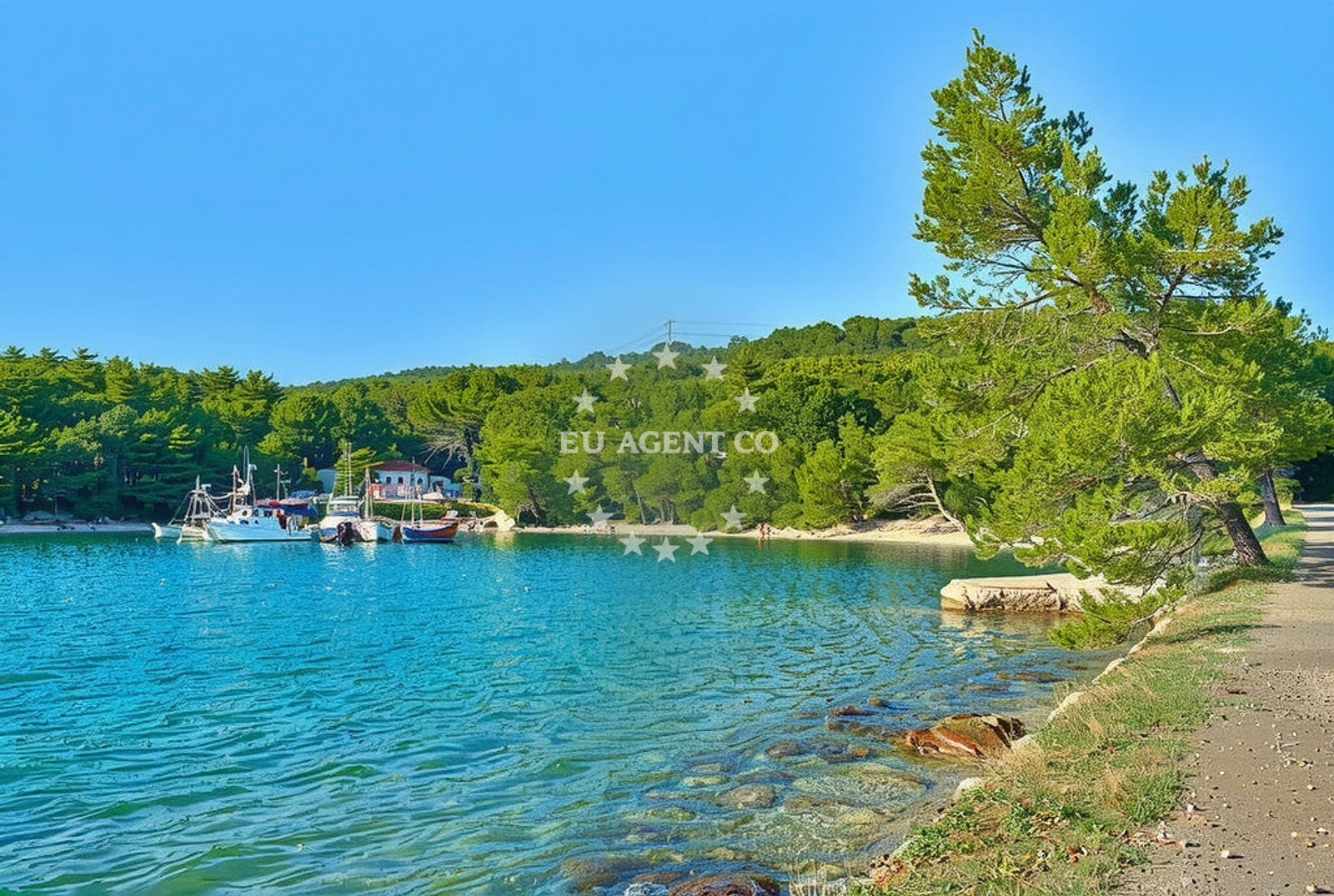 Sea and coastal view of Žunac sjever, Pula in Žunac sjever
