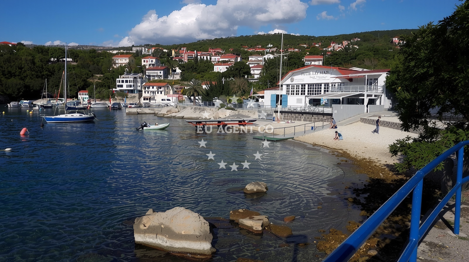 Sea and coastal view of Zurkovo beach in Ulica Elvira Vrha 20, Rijeka