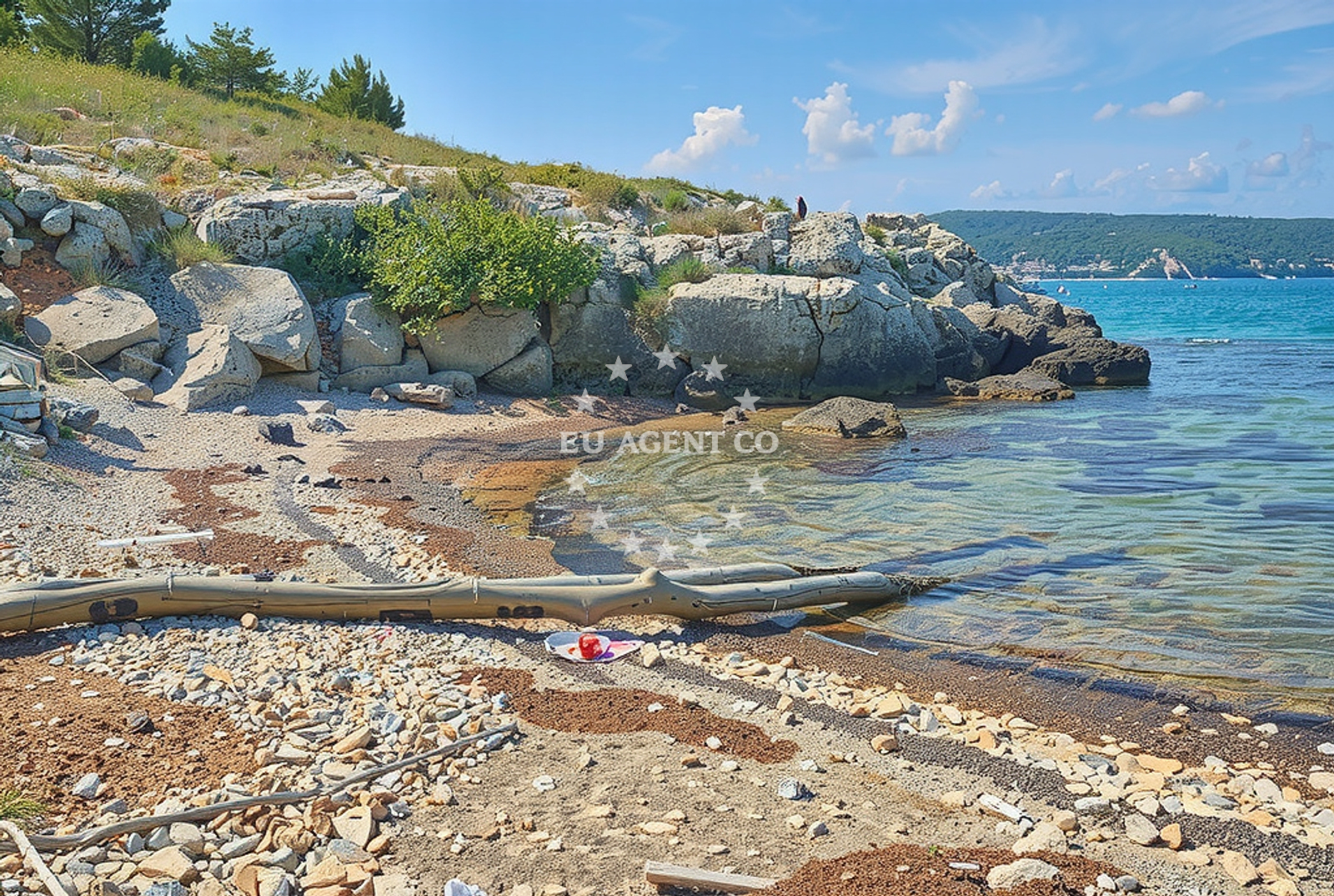 Sea and coastal view of Žuže istok, Podgradina (Posedarje) in Žuže istok