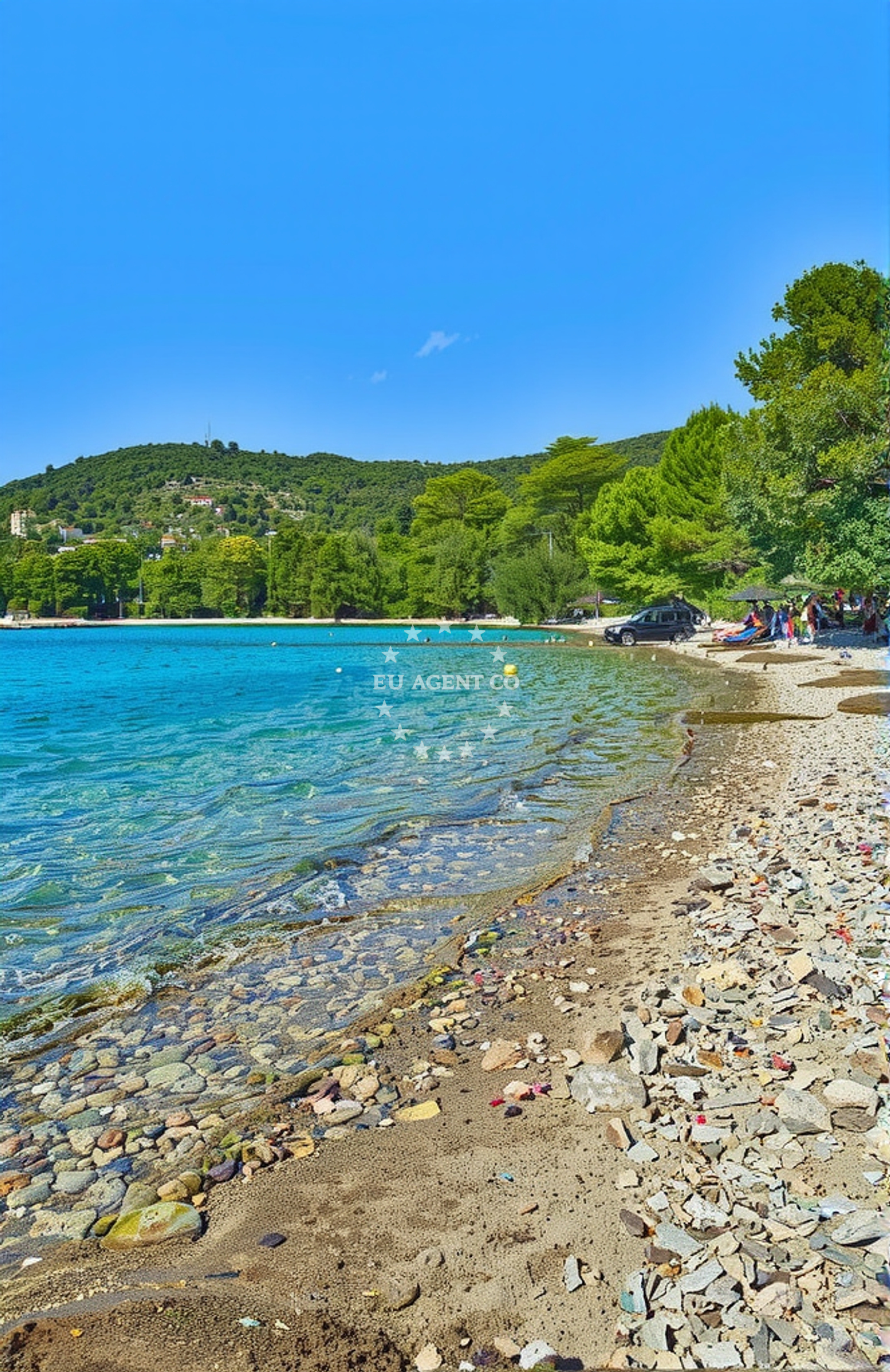 Sea and coastal view of Zverinac (Zverinac): beaches and coves (6) in Zverinac (Zverinac)