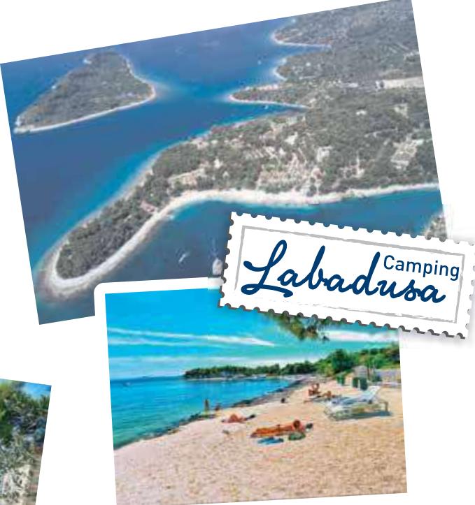 CAMPING LABADUSA Uvala Duboka bb 21 223 Okrug Gornji - Croatia GSM: 00385 91 9847959 E-mail:camp@labadusa.com www.labadusa.com