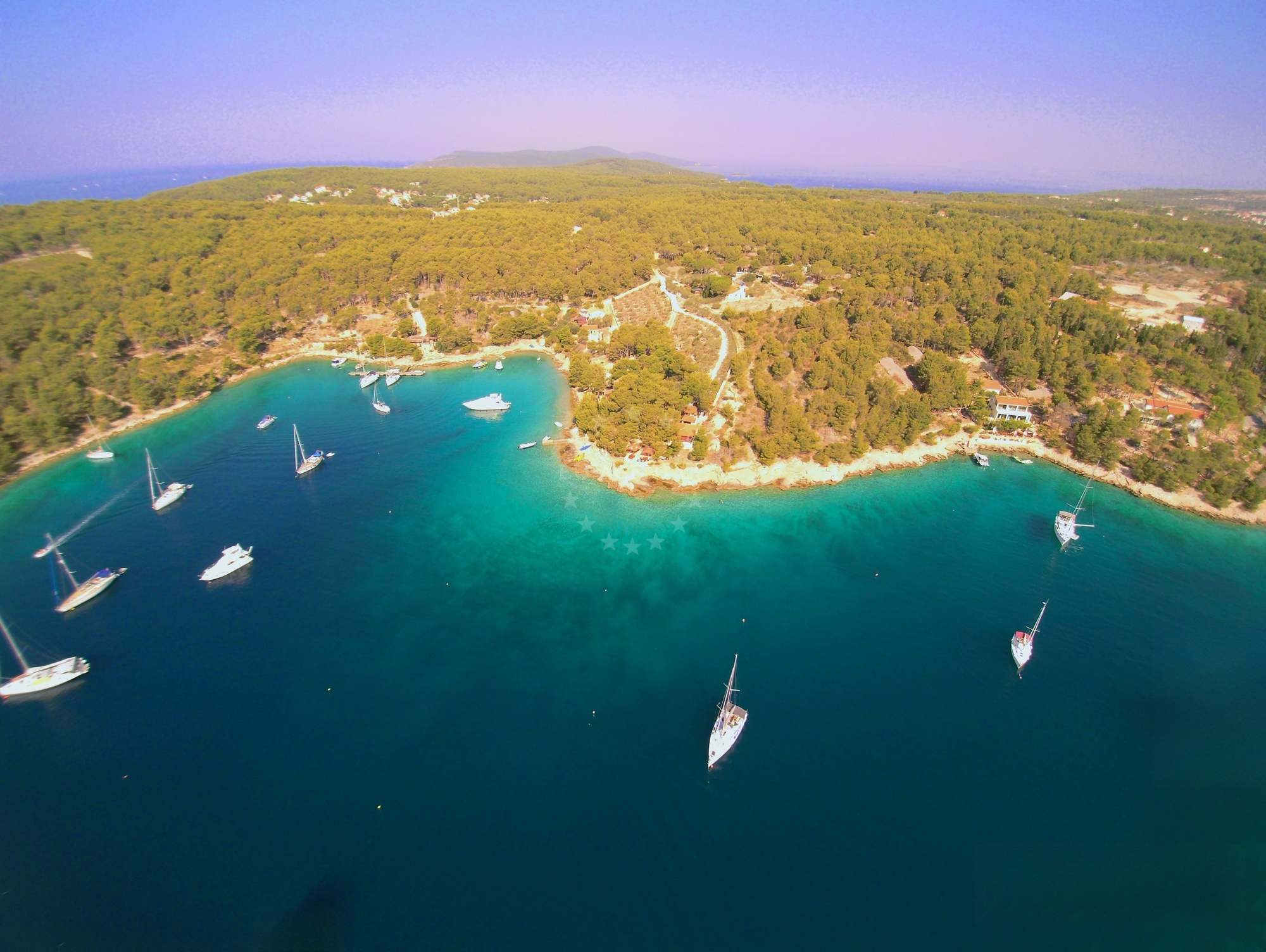 Additional view of Konoba Lucice buoys buoy field in Buoy field in Milna (Brač) on the island Brač, Central Dalmatia, Croatia photo 6