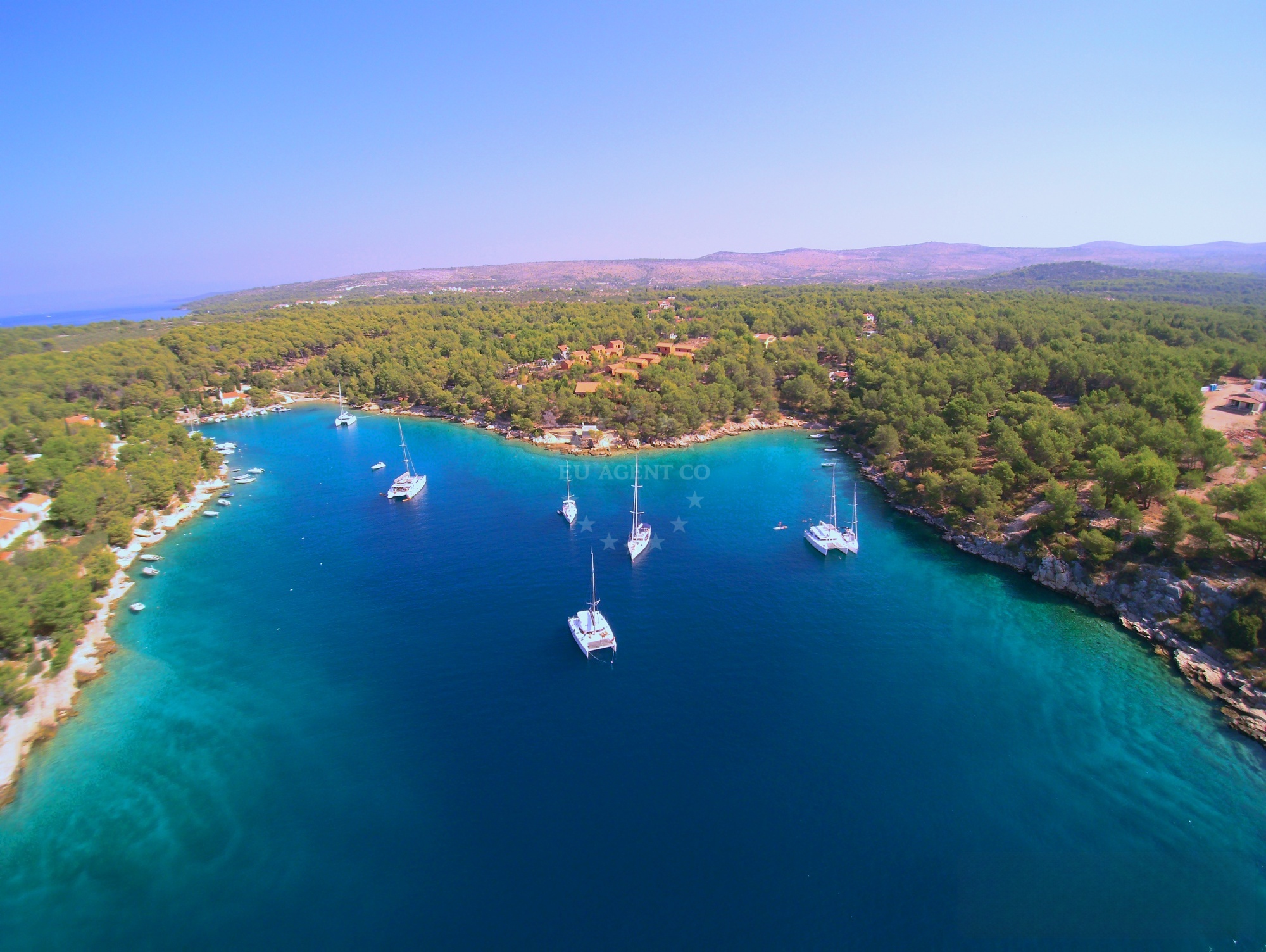 Osibova Buoy Field in Milna, Brač, Croatia