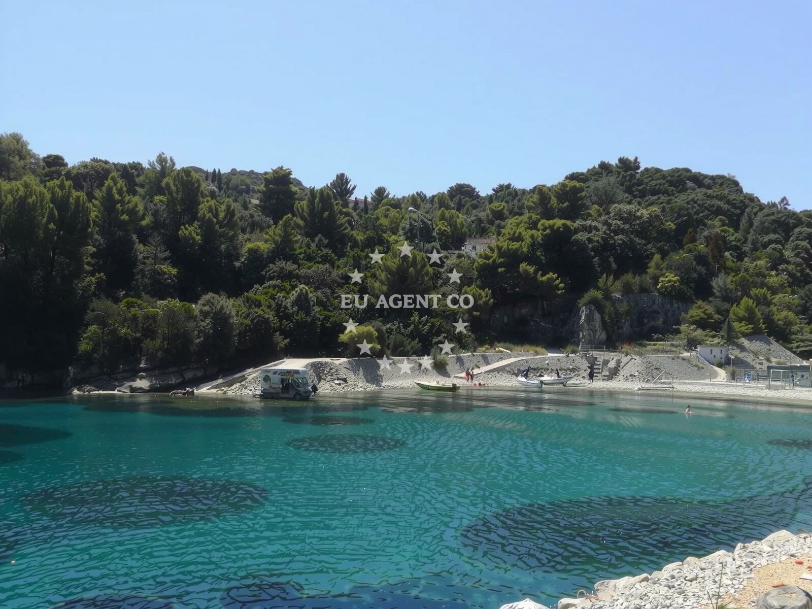 Additional view of Quay buoy field in Quay in Postira on the island Brač, Central Dalmatia, Croatia photo 4