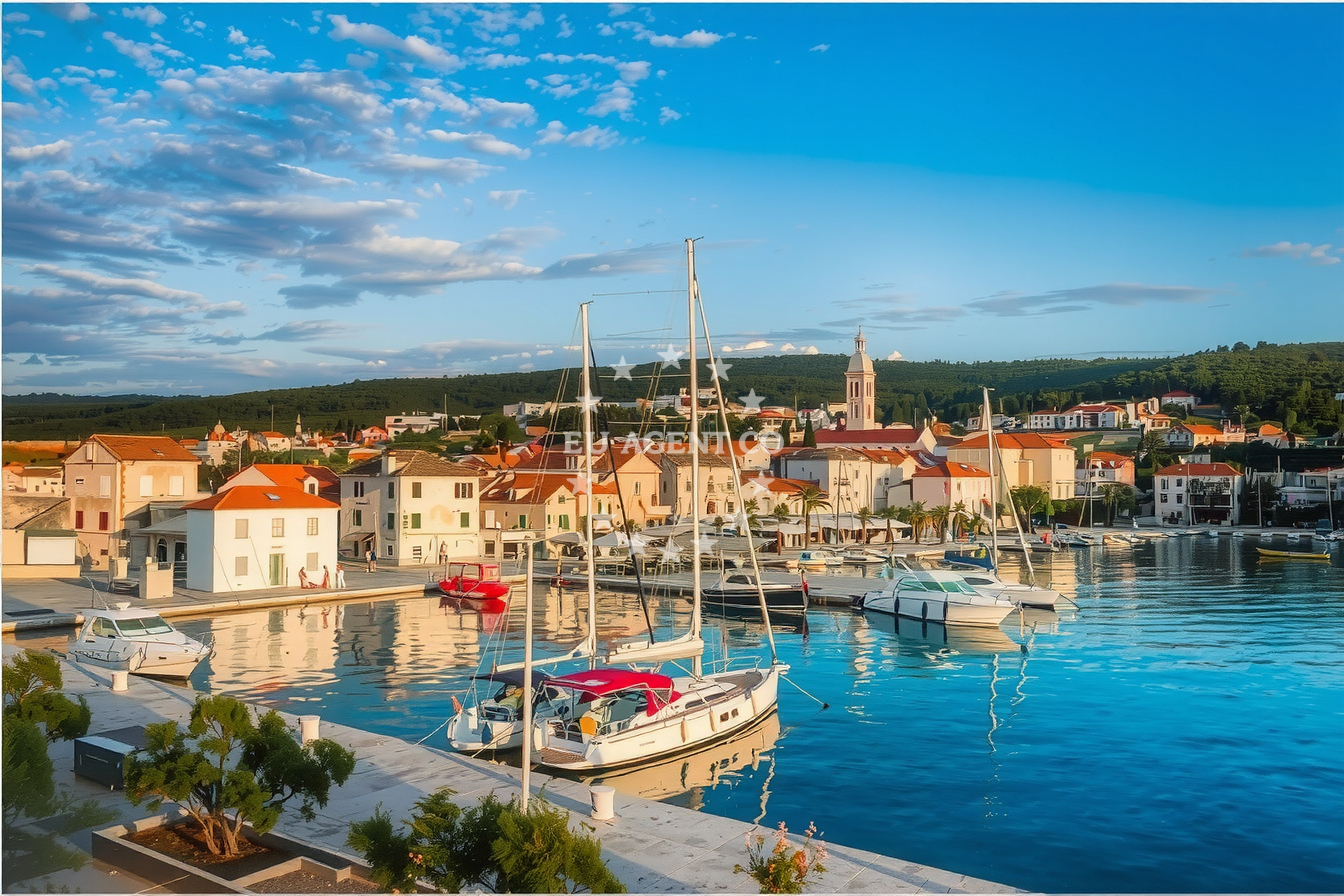 Additional view of Quay buoy field in Quay in Postira on the island Brač, Central Dalmatia, Croatia photo 11