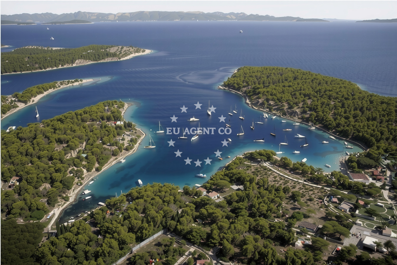 Additional view of Quay buoy field in Quay in Postira on the island Brač, Central Dalmatia, Croatia photo 12