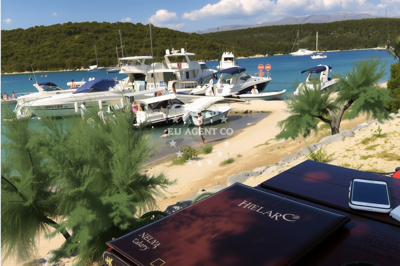 Additional view of Konoba Rojen jetty buoy field in Jetty in Povlja on the island Brač, Central Dalmatia, Croatia photo 5