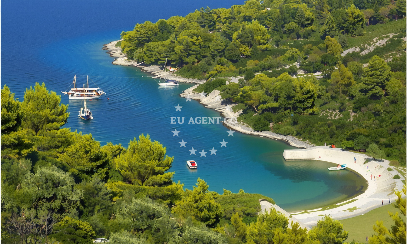 Additional view of Konoba Rojen jetty buoy field in Jetty in Povlja on the island Brač, Central Dalmatia, Croatia photo 6