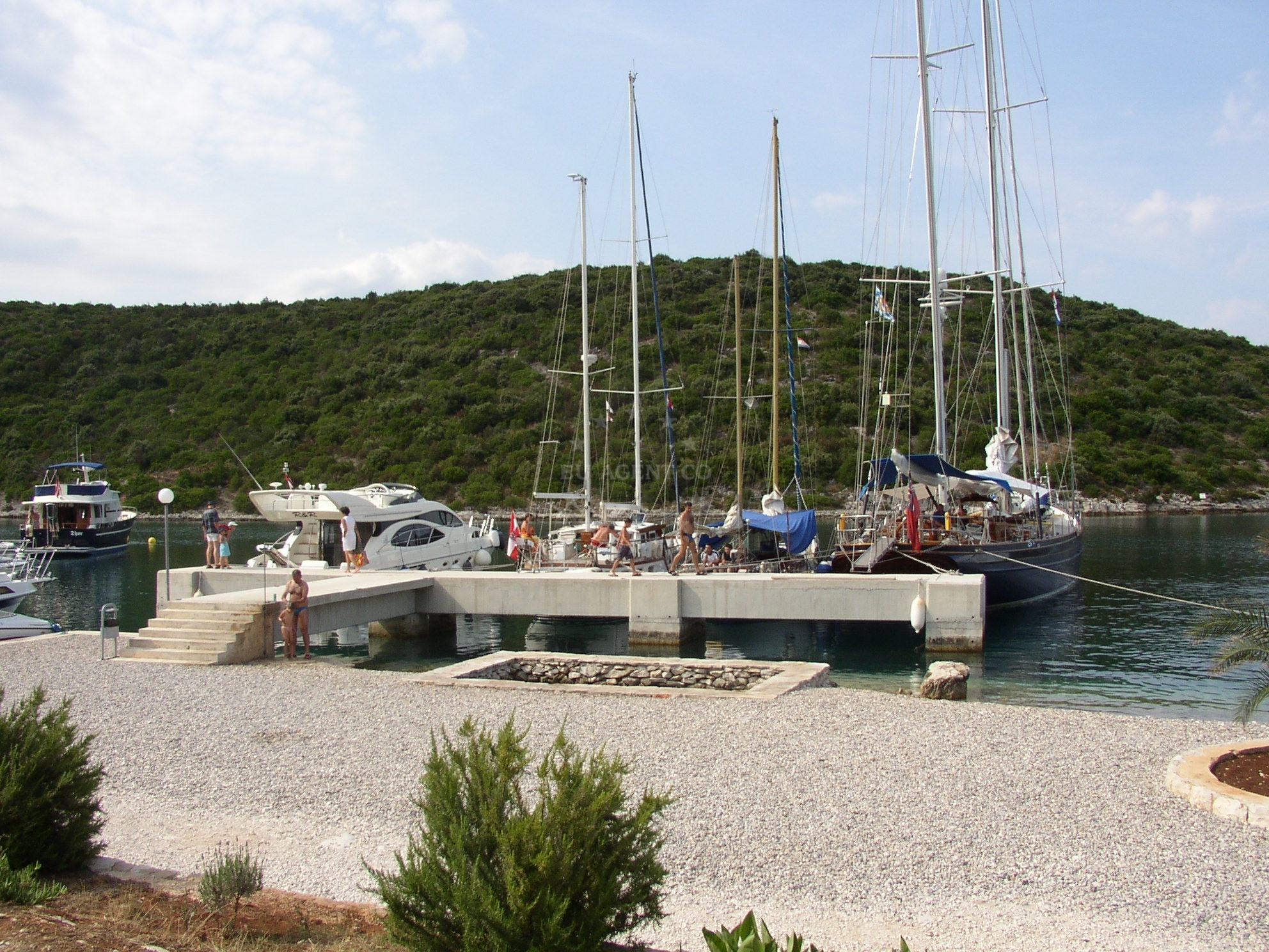Organic vegetable garden adjacent to Restaurant Pipo, Brač