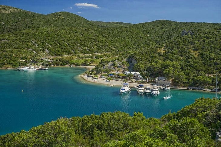 Additional view of Restaurant Pipo jetty buoy field in Jetty in Povlja on the island Brač, Central Dalmatia, Croatia photo 7