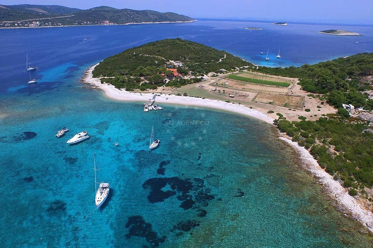Buoy field at Konoba Budikovac, Budikovac Veli Island, Croatia