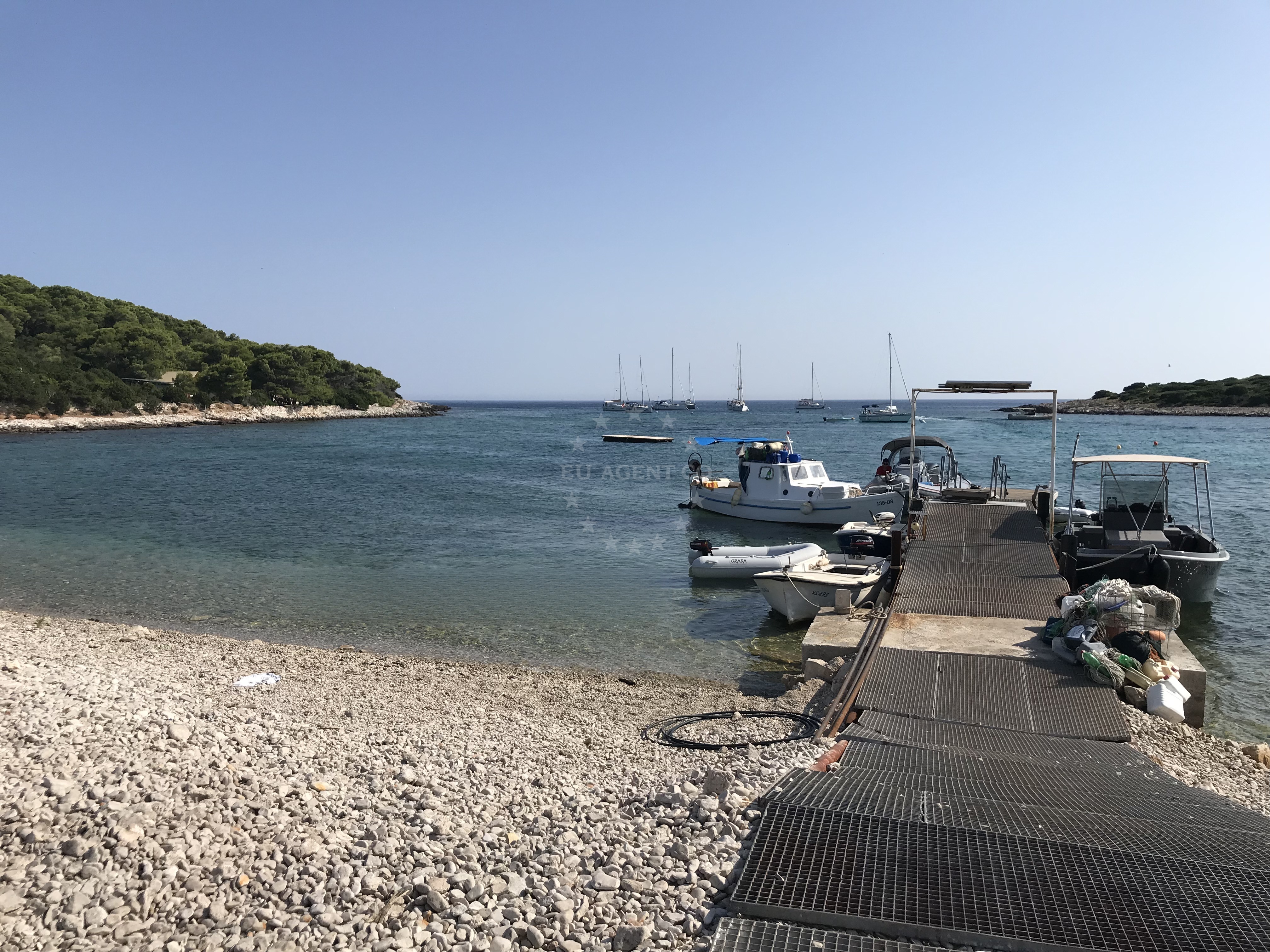 Additional view of Konoba Budikovac buoys buoy field in Buoy field on the island Budikovac Veli, Central Dalmatia, Croatia photo 6