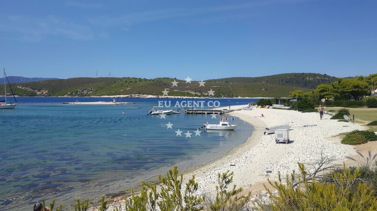Additional view of Konoba Budikovac buoys buoy field in Buoy field on the island Budikovac Veli, Central Dalmatia, Croatia photo 21