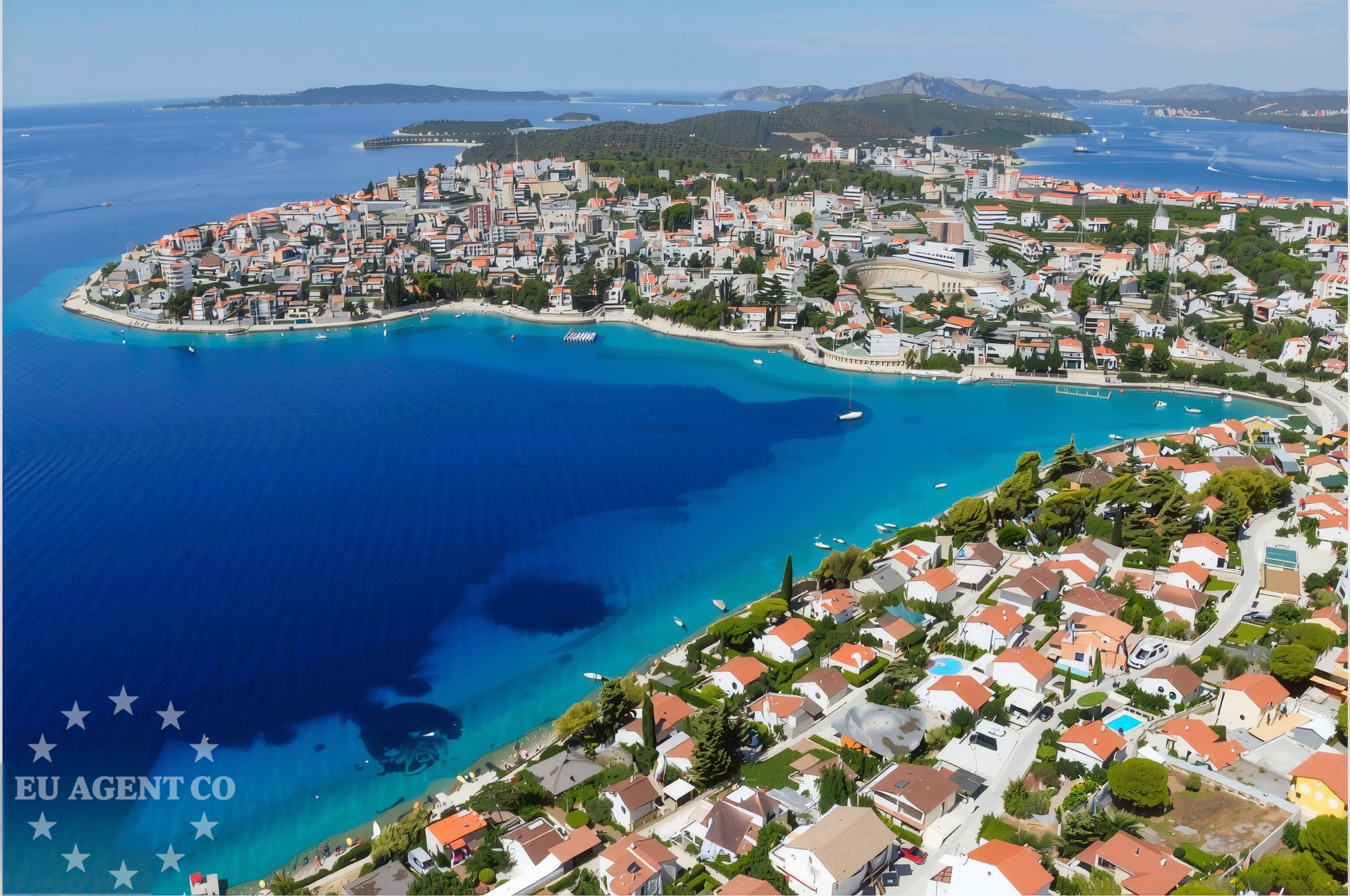 Additional view of Jetty buoy field in Jetty on the island Čiovo, Central Dalmatia, Croatia photo 10