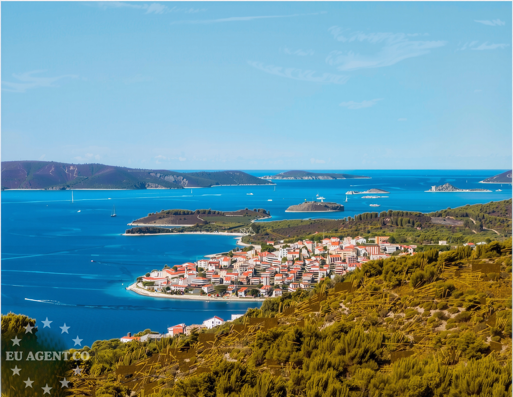 Additional view of Jetty buoy field in Jetty on the island Čiovo, Central Dalmatia, Croatia photo 12