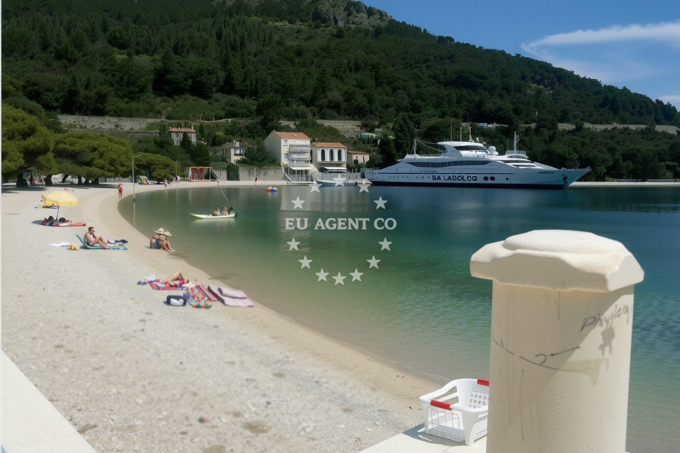 Additional view of Mole buoy field in Jetty on the island Drvenik Veli, Central Dalmatia, Croatia photo 10
