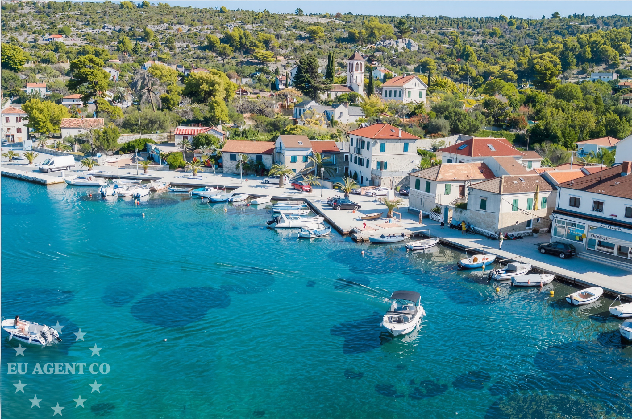 Additional view of Quay buoy field in Quay on the island Drvenik Veli, Central Dalmatia, Croatia photo 6