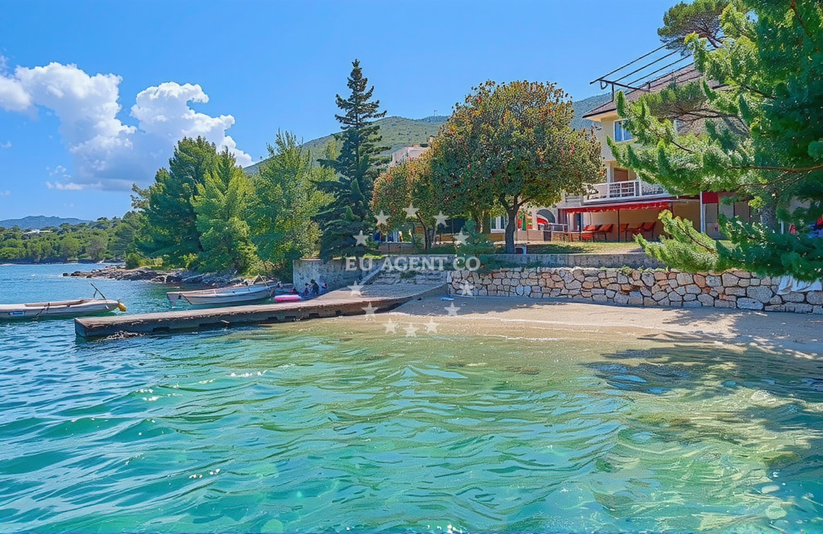 Facilities and surroundings at Jetty buoy field in Jetty in Grebaštica, Central Dalmatia, Croatia photo 2