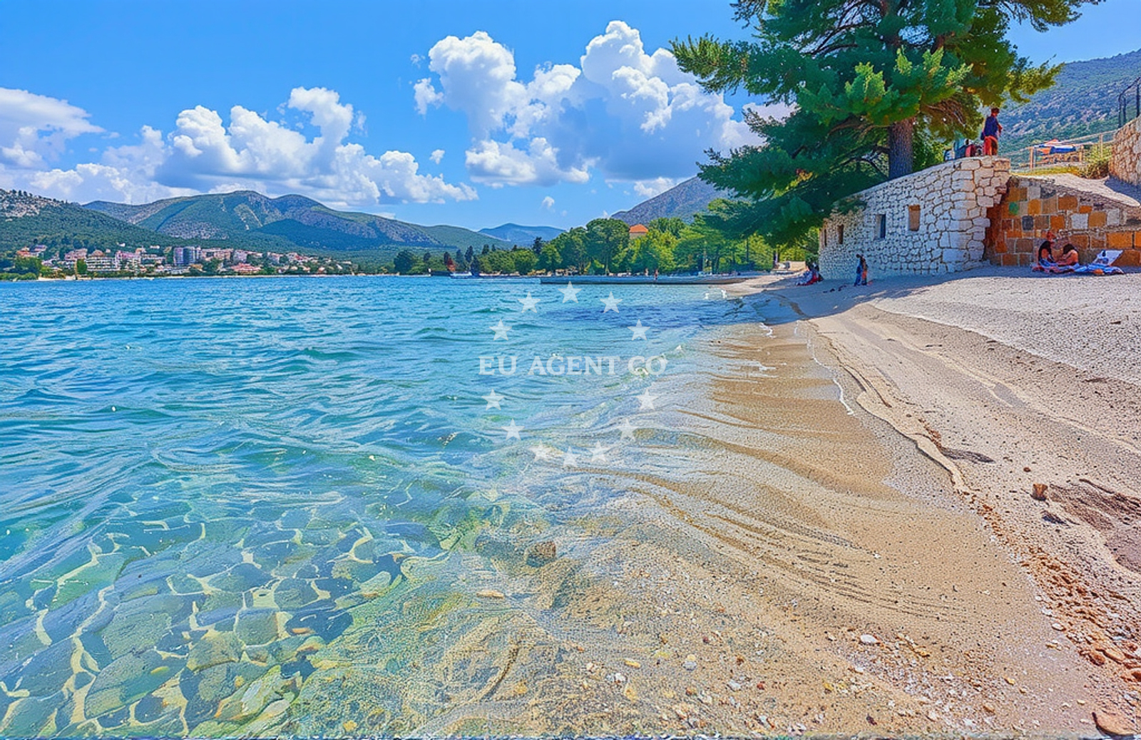 Approach and location view of Jetty buoy field in Jetty in Grebaštica, Central Dalmatia, Croatia photo 3