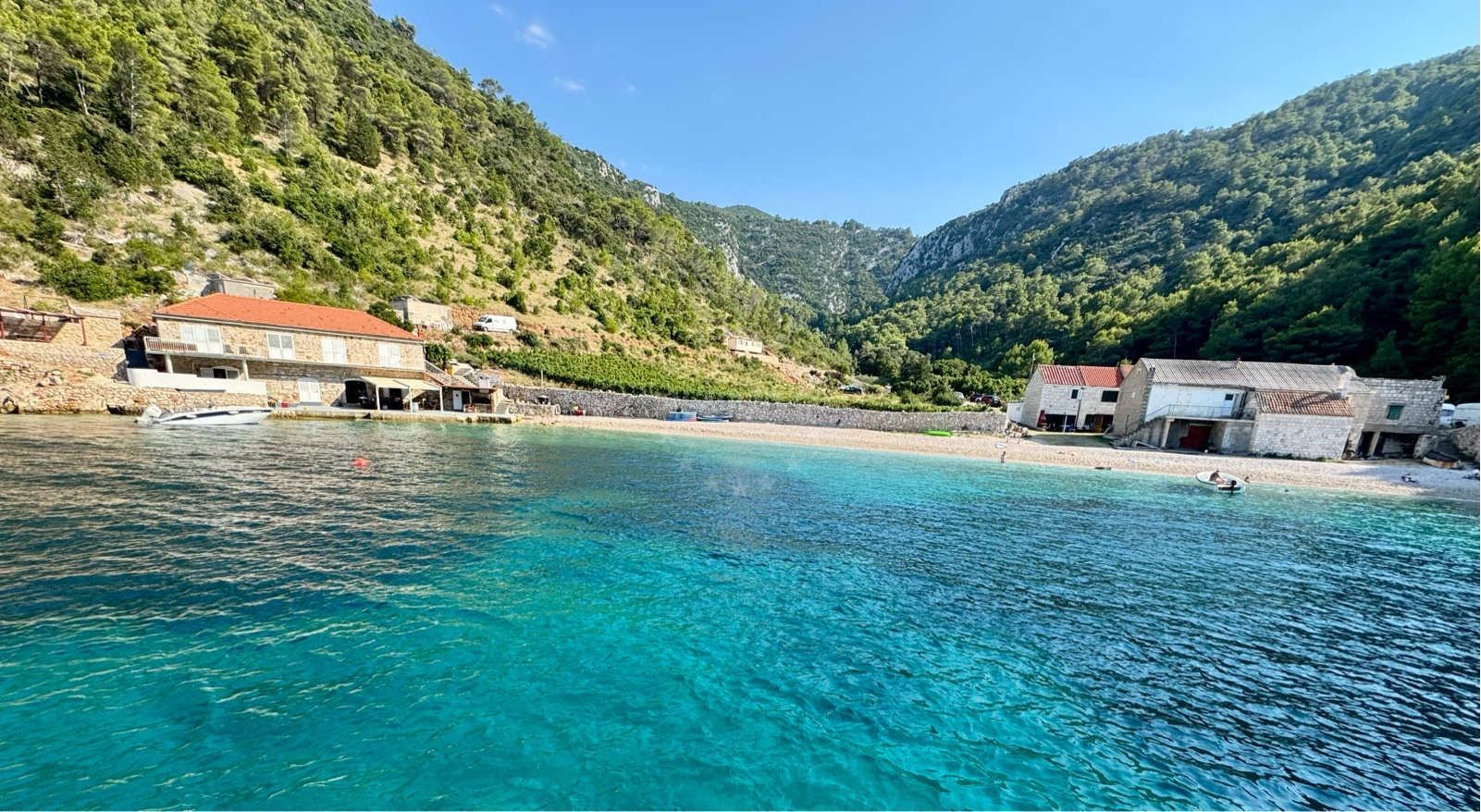 Additional view of Konoba Lučišće buoys buoy field in Buoy field in Brusje on the island Hvar, Central Dalmatia, Croatia photo 6