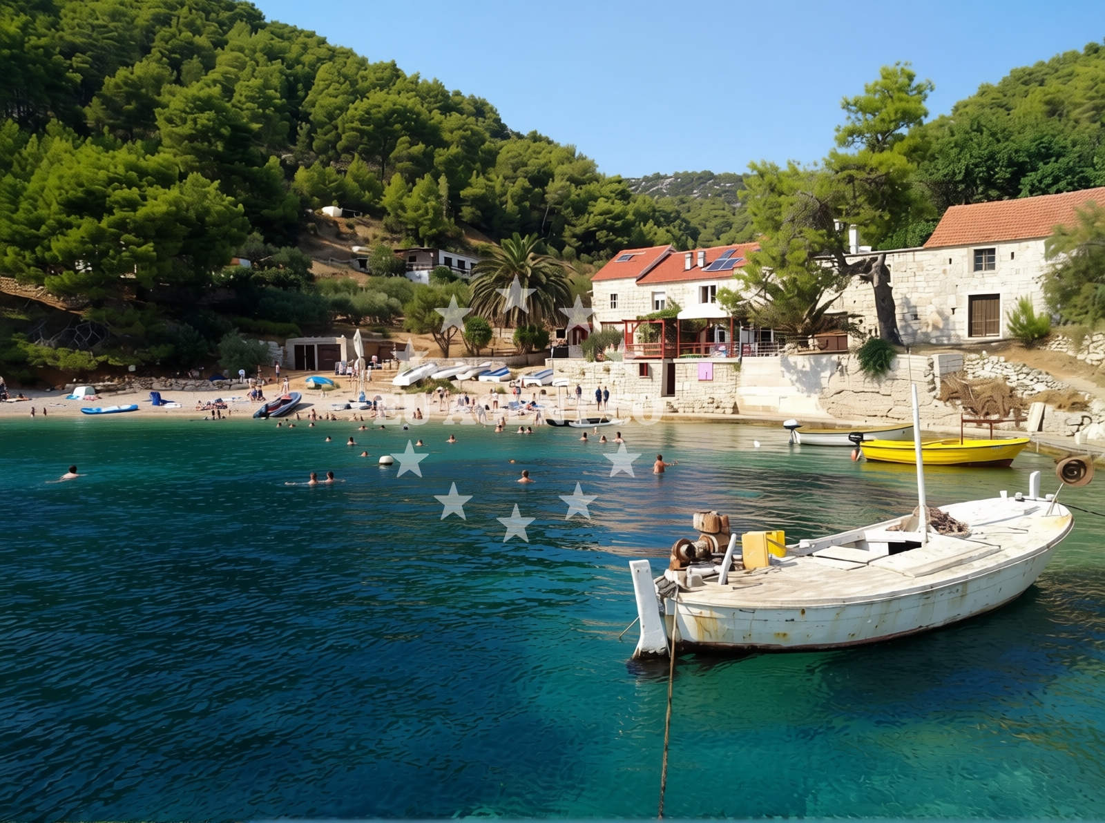 Gdinj Jetty on the eastern shore of Hvar