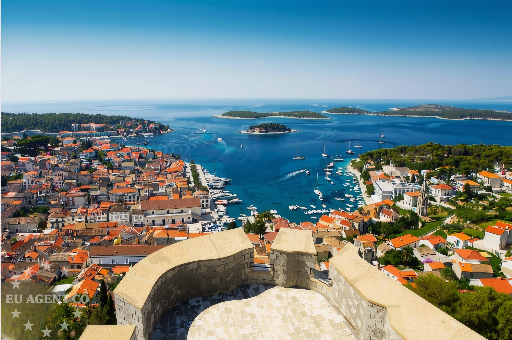 Additional view of Buoy buoy field in Buoy in Hvar on the island Hvar, Central Dalmatia, Croatia photo 12