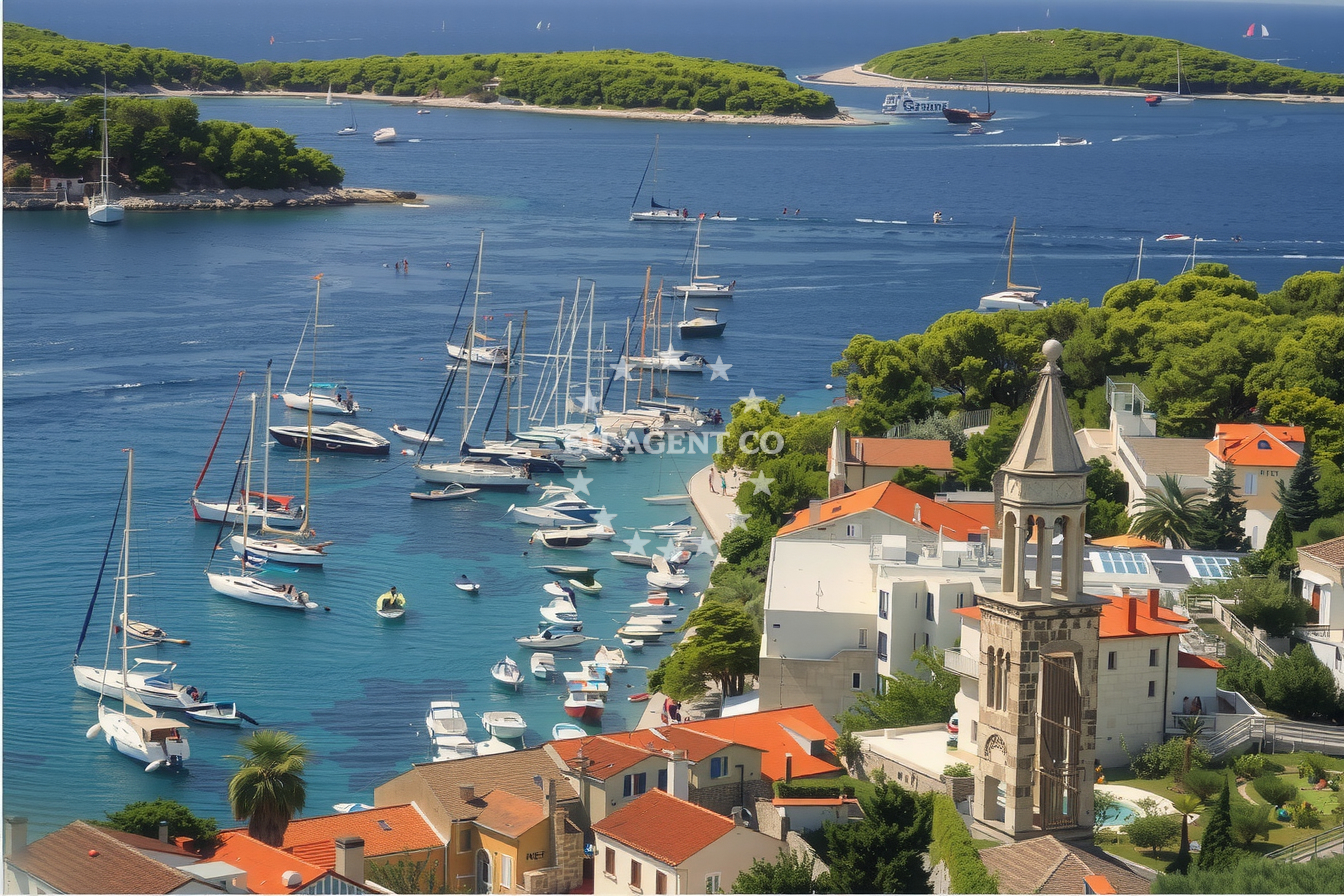 Additional view of Jetty buoy field in Jetty in Hvar on the island Hvar, Central Dalmatia, Croatia photo 9