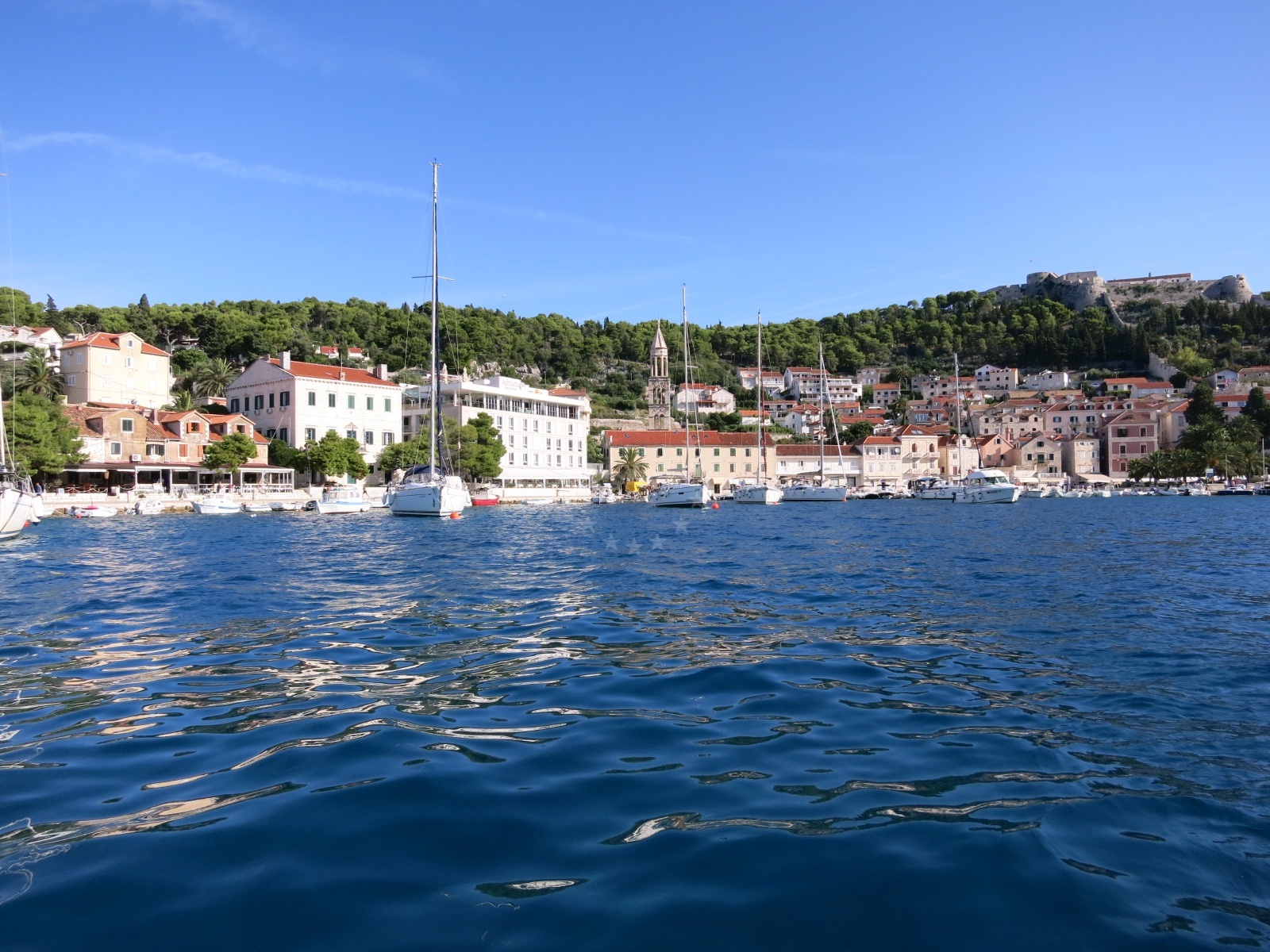 Buoy field near Hvar Harbour