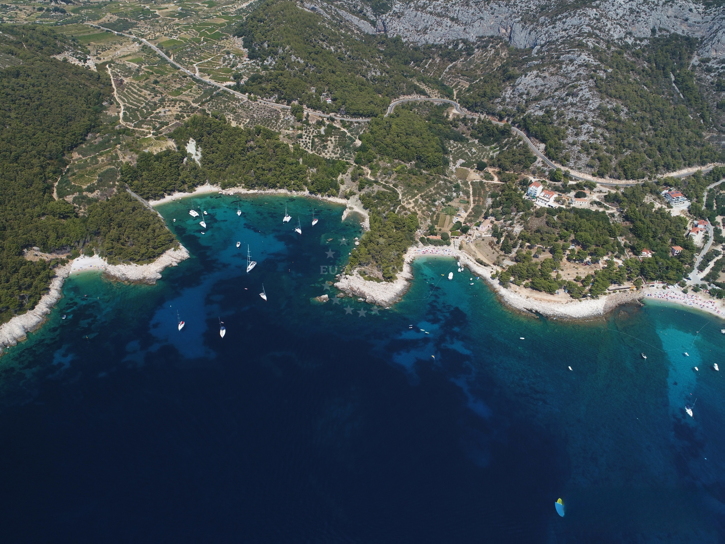 Additional view of Borce bay buoy field in Buoy field in Milna on the island Hvar, Central Dalmatia, Croatia photo 10
