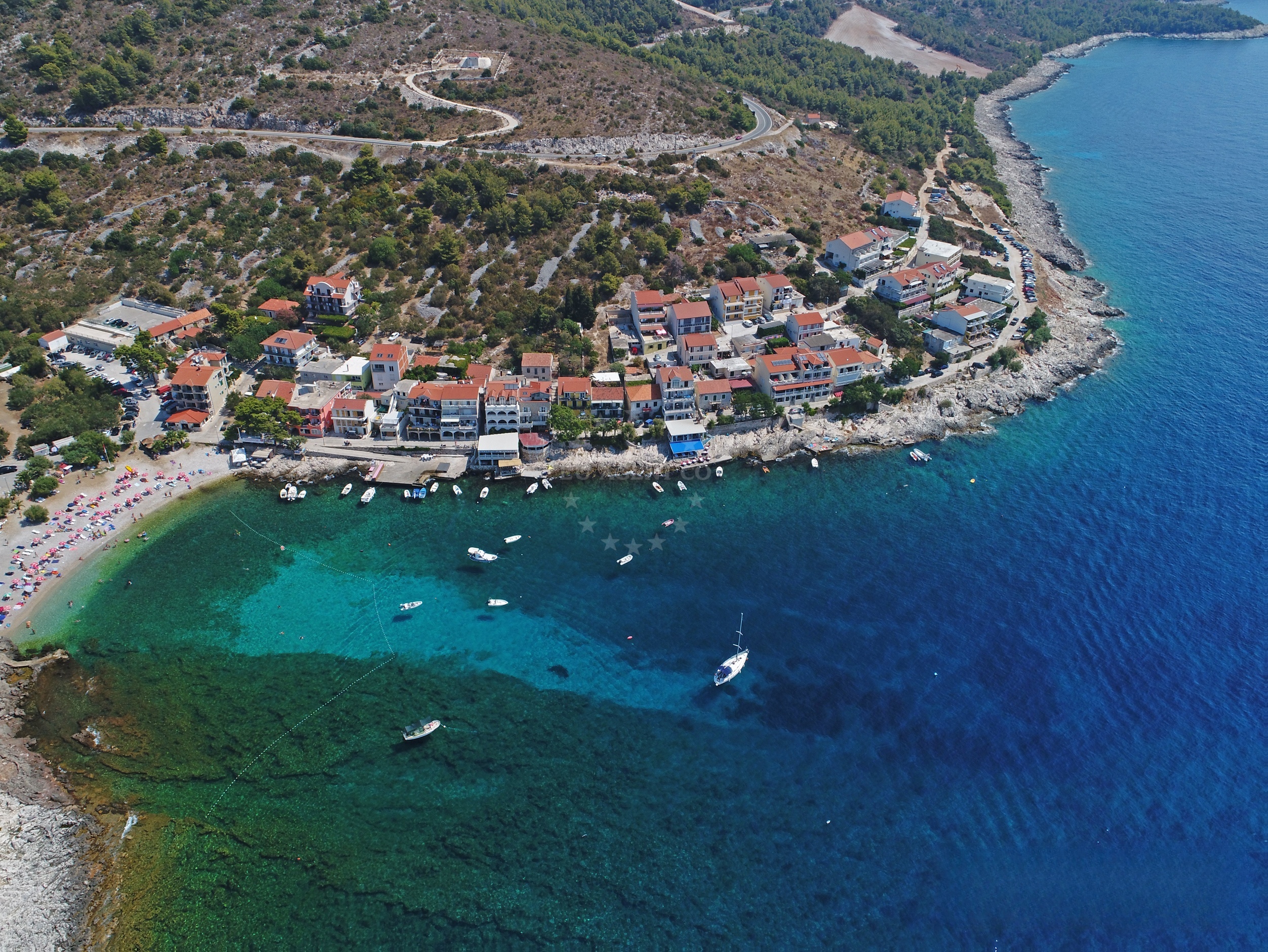 Additional view of Borce bay buoy field in Buoy field in Milna on the island Hvar, Central Dalmatia, Croatia photo 12