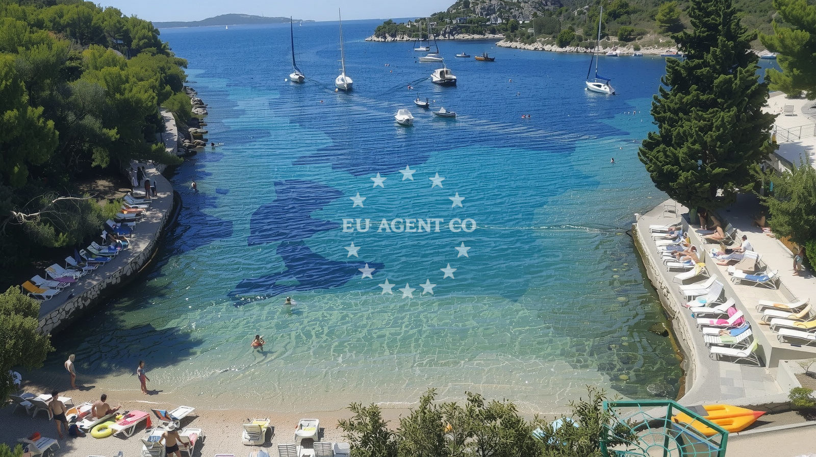 Vela Garska buoy field near Hvar Quay