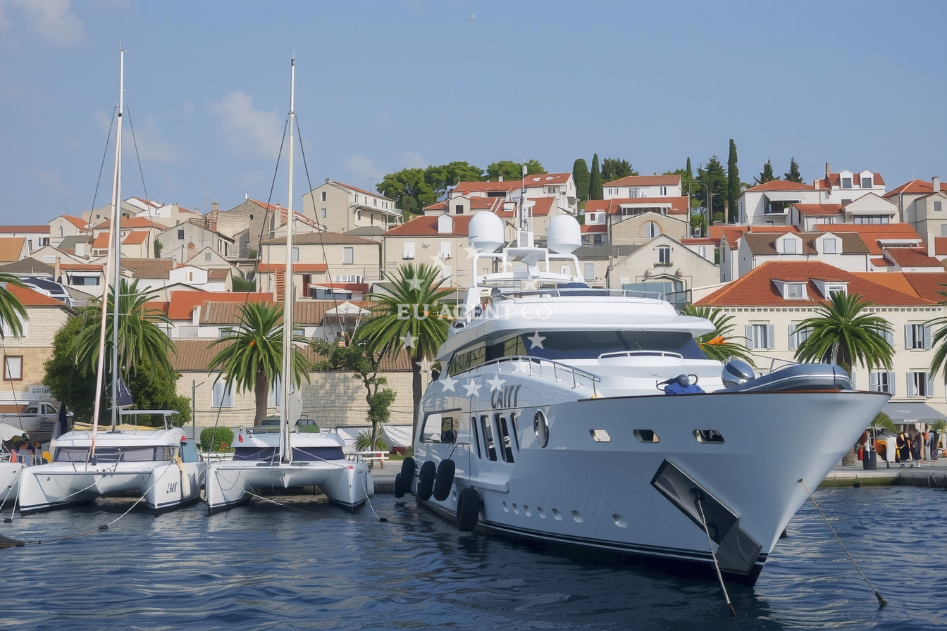 Additional view of Quay buoy field in Quay on the island Hvar, Central Dalmatia, Croatia photo 10