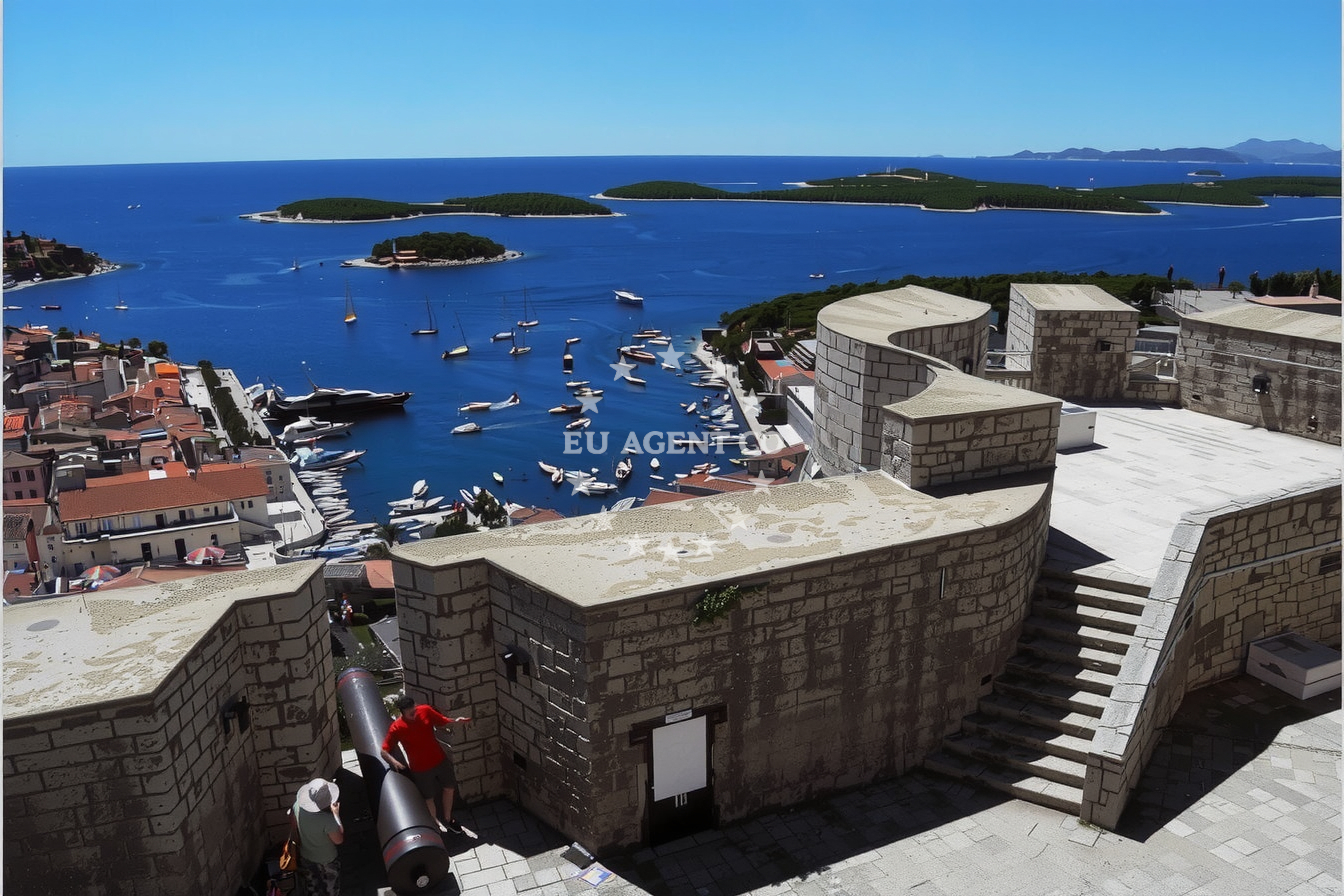 Additional view of Quay buoy field in Quay on the island Hvar, Central Dalmatia, Croatia photo 13