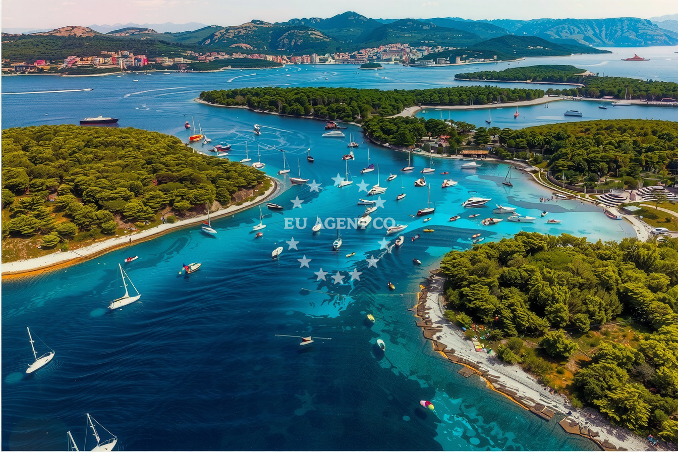 Additional view of Quay buoy field in Quay on the island Hvar, Central Dalmatia, Croatia photo 15