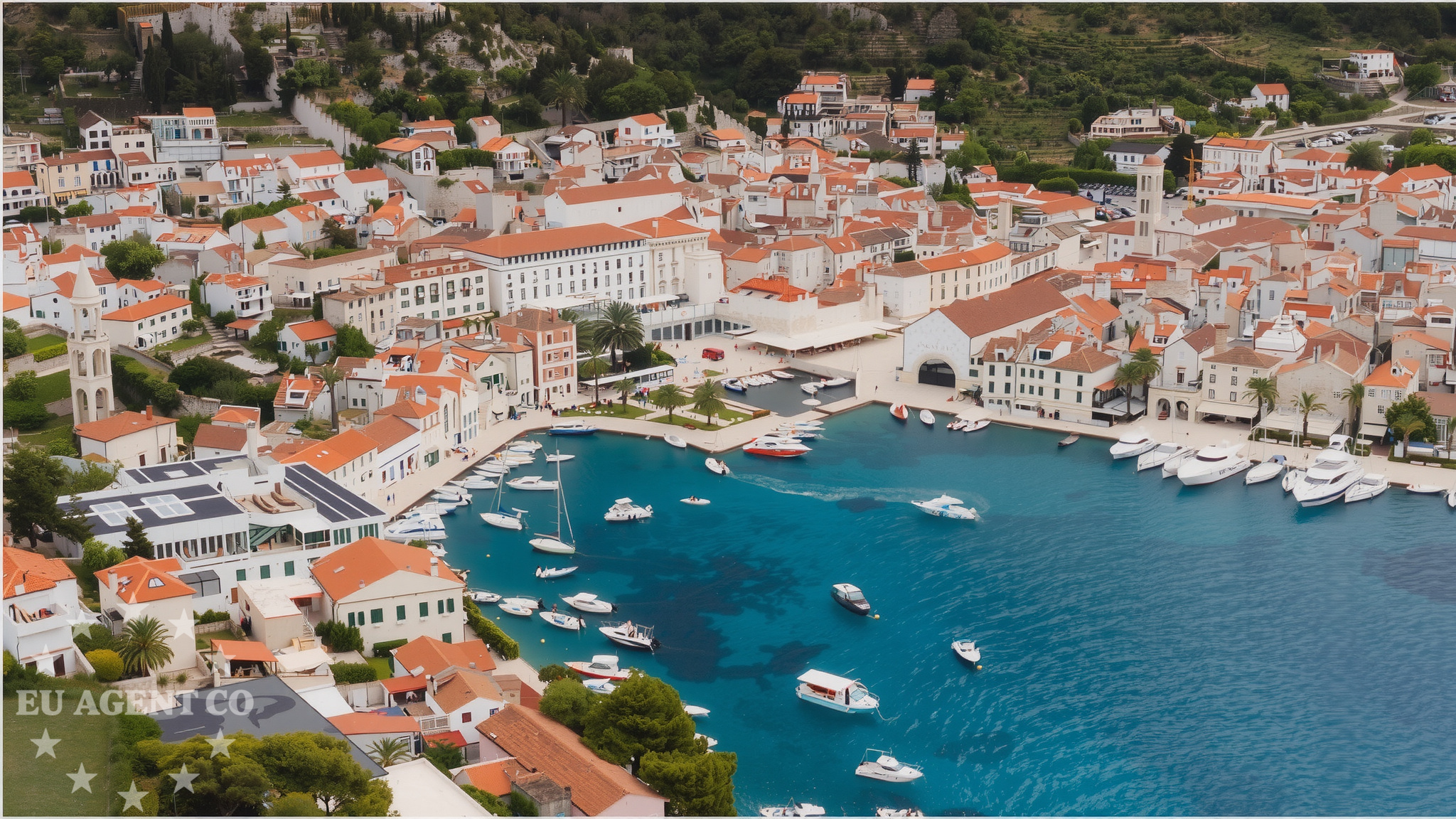 Additional view of Quay buoy field in Quay on the island Hvar, Central Dalmatia, Croatia photo 6