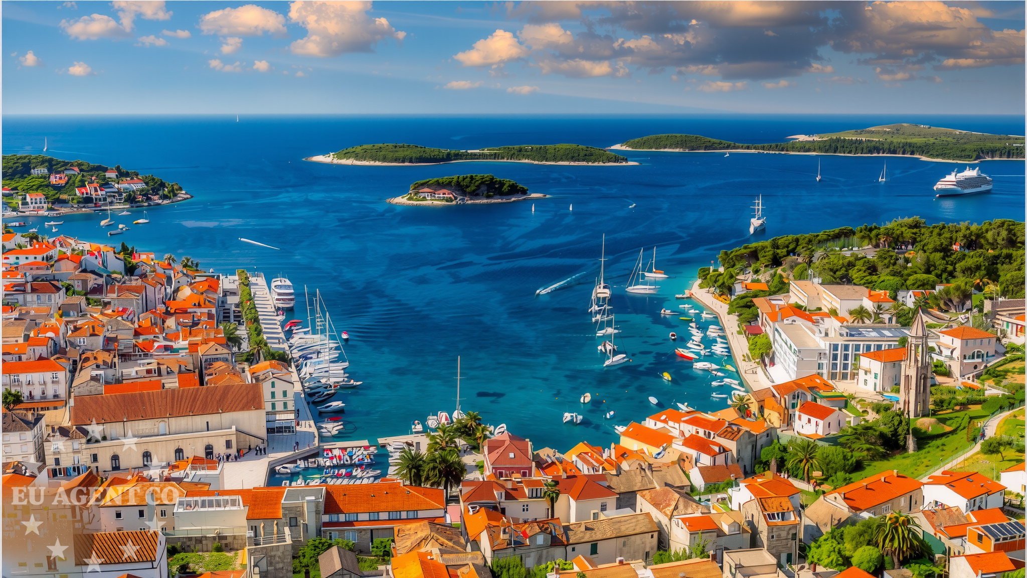 Additional view of Quay buoy field in Quay on the island Hvar, Central Dalmatia, Croatia photo 8