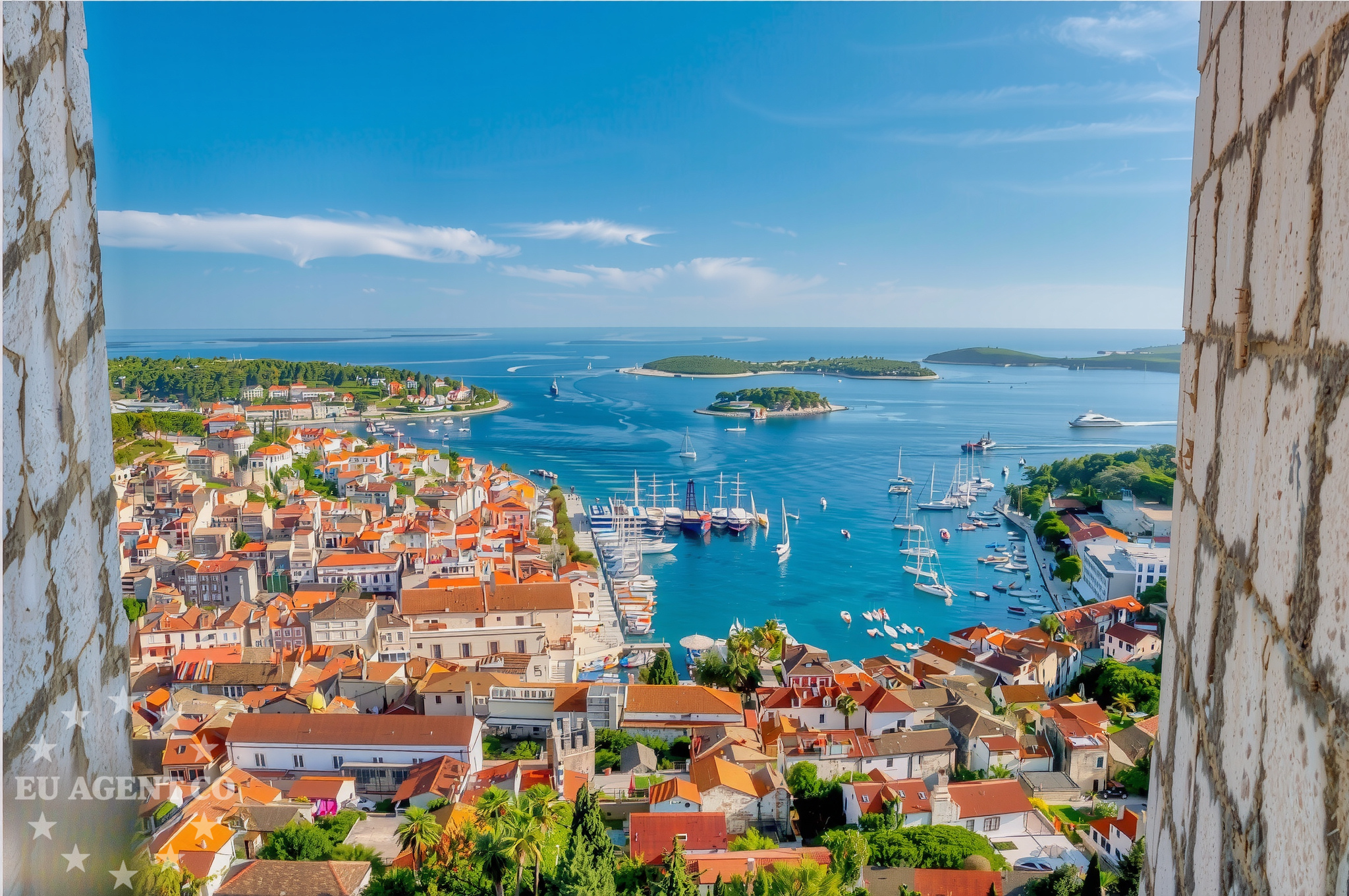 Additional view of Quay buoy field in Quay on the island Hvar, Central Dalmatia, Croatia photo 10