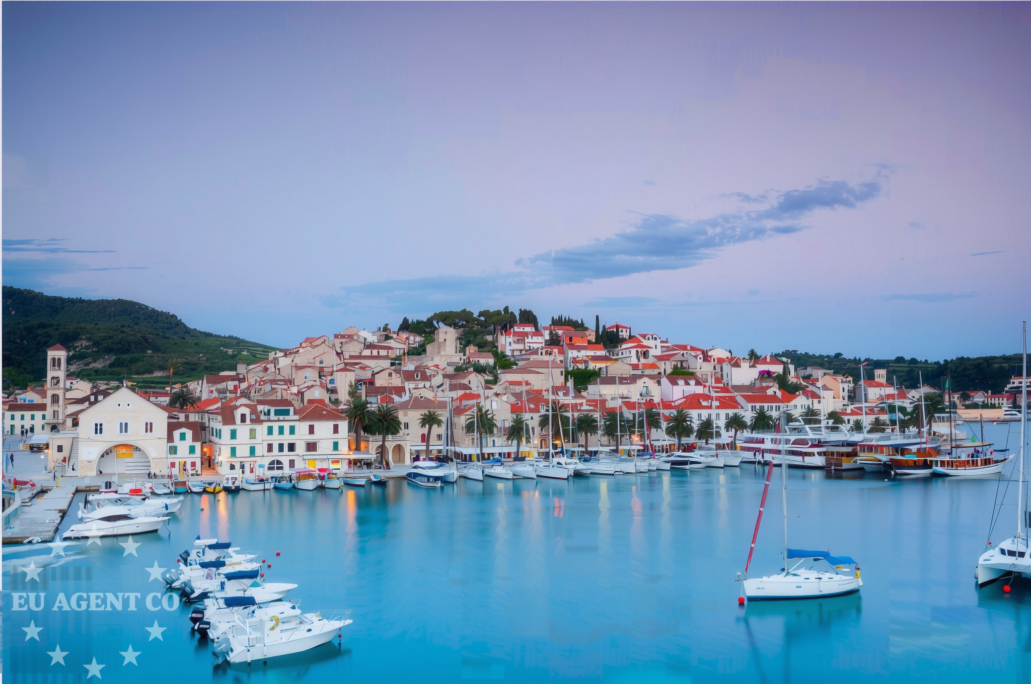 Additional view of Quay buoy field in Quay on the island Hvar, Central Dalmatia, Croatia photo 13