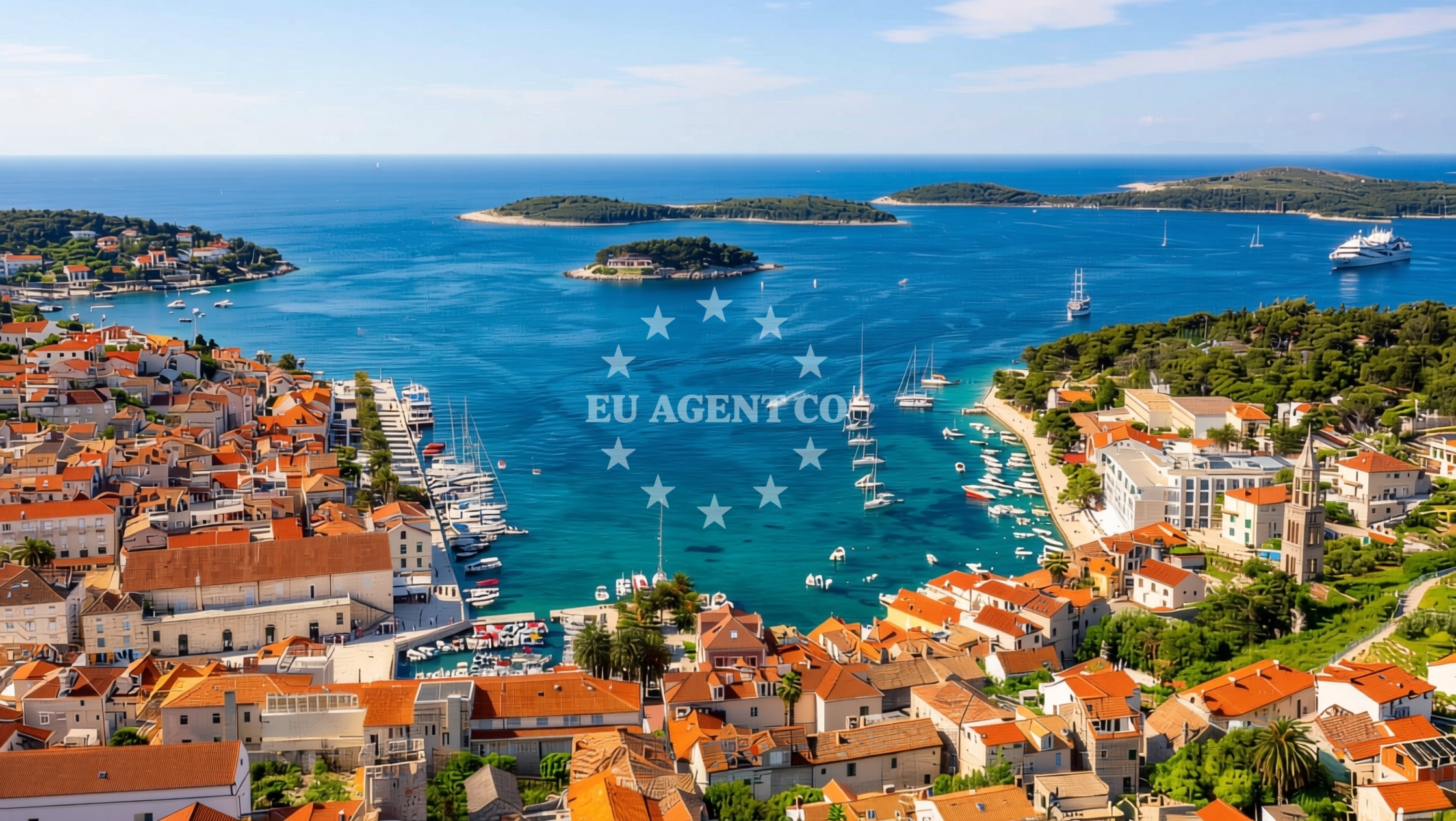 Additional view of Quay buoy field in Quay on the island Hvar, Central Dalmatia, Croatia photo 6