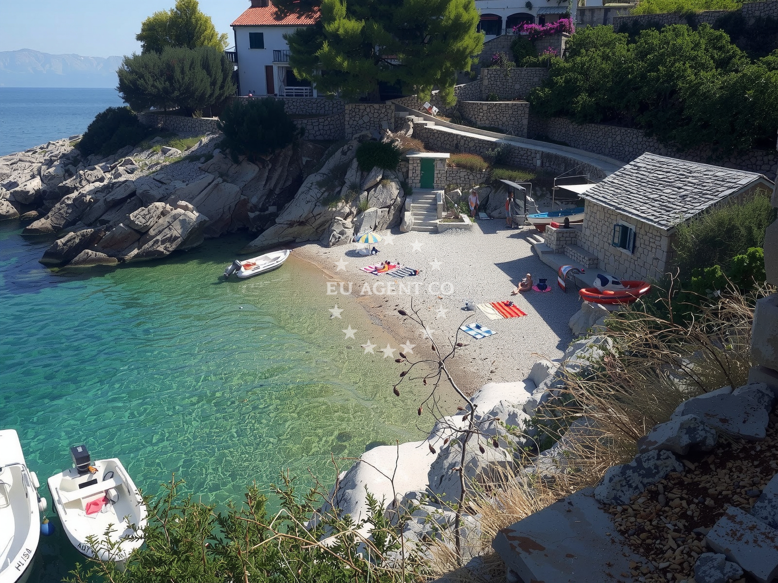 Pakomina restaurant near Hvar Quay, Central Dalmatia