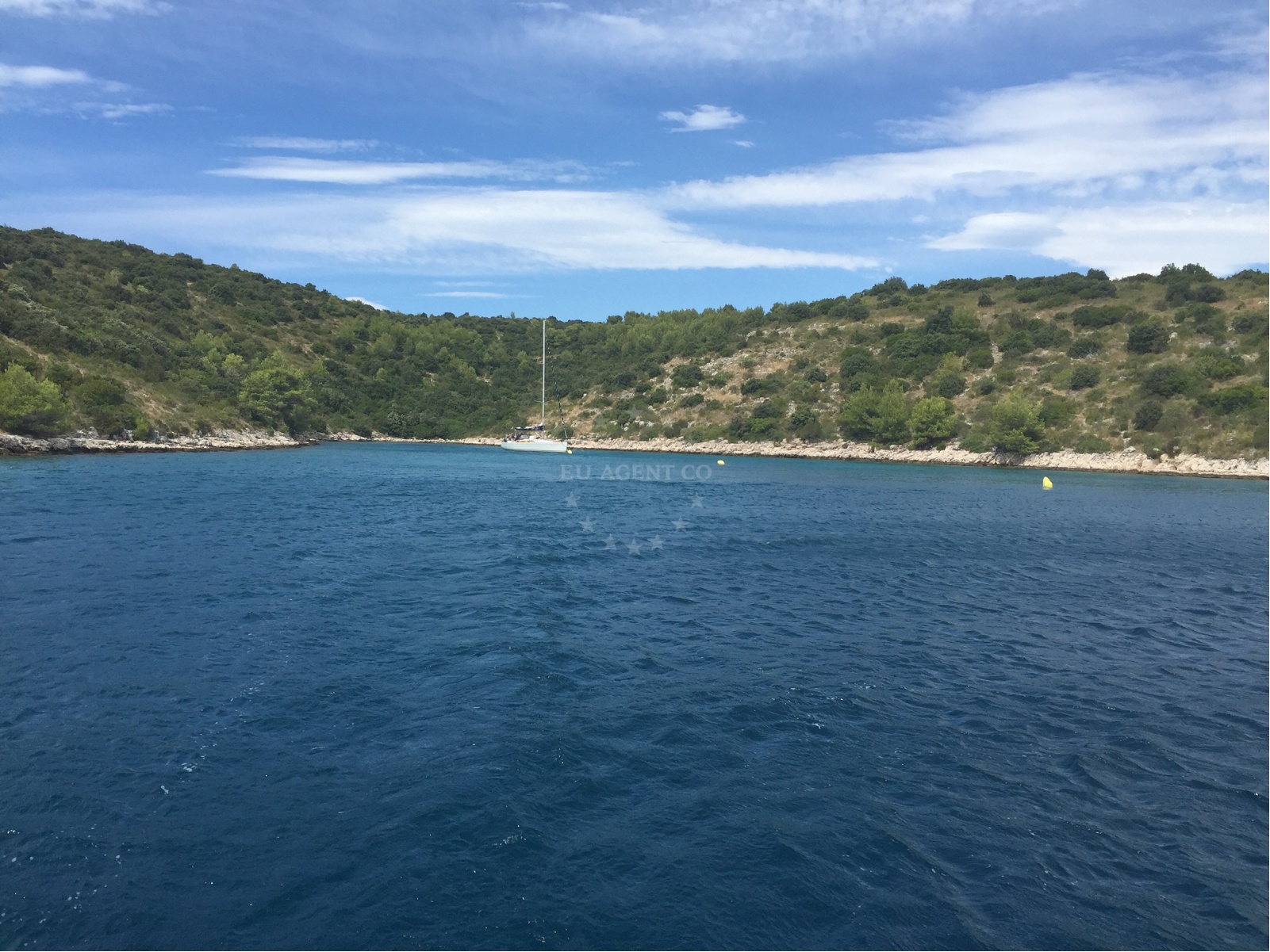 Buoy field in Stari Grad, Hvar, Central Dalmatia, Croatia