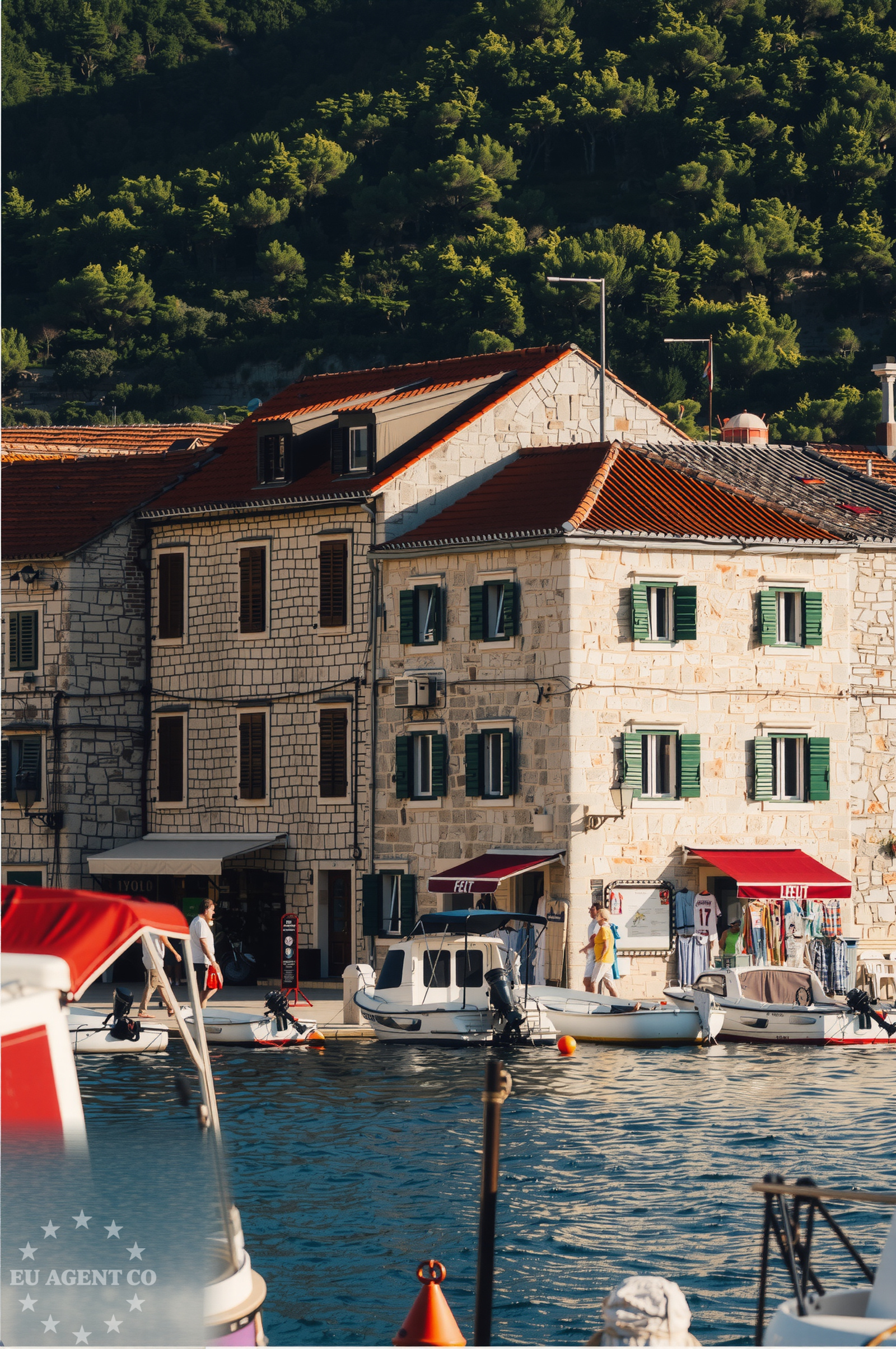 Additional view of Jetty buoy field in Jetty in Stari Grad on the island Hvar, Central Dalmatia, Croatia photo 8