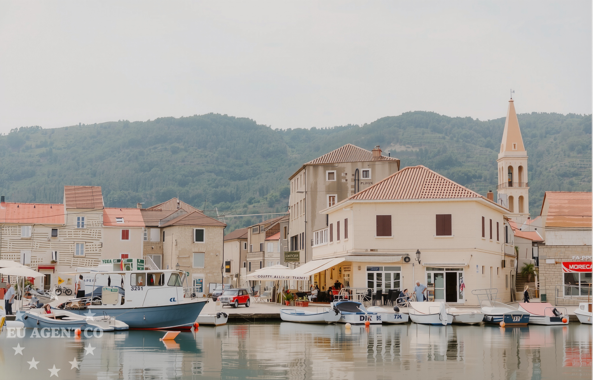 Additional view of Jetty buoy field in Jetty in Stari Grad on the island Hvar, Central Dalmatia, Croatia photo 14