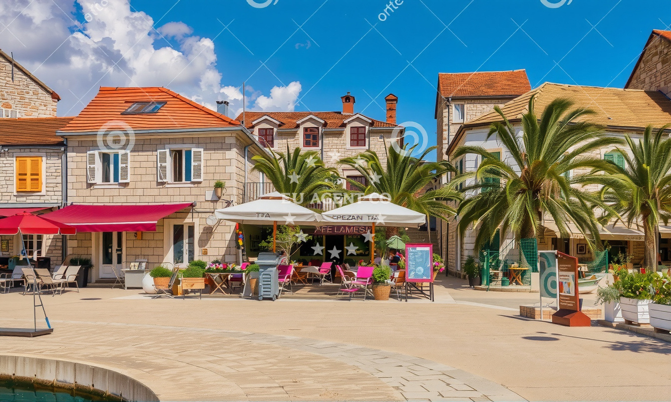 Additional view of Quay buoy field in Quay in Stari Grad on the island Hvar, Central Dalmatia, Croatia photo 6