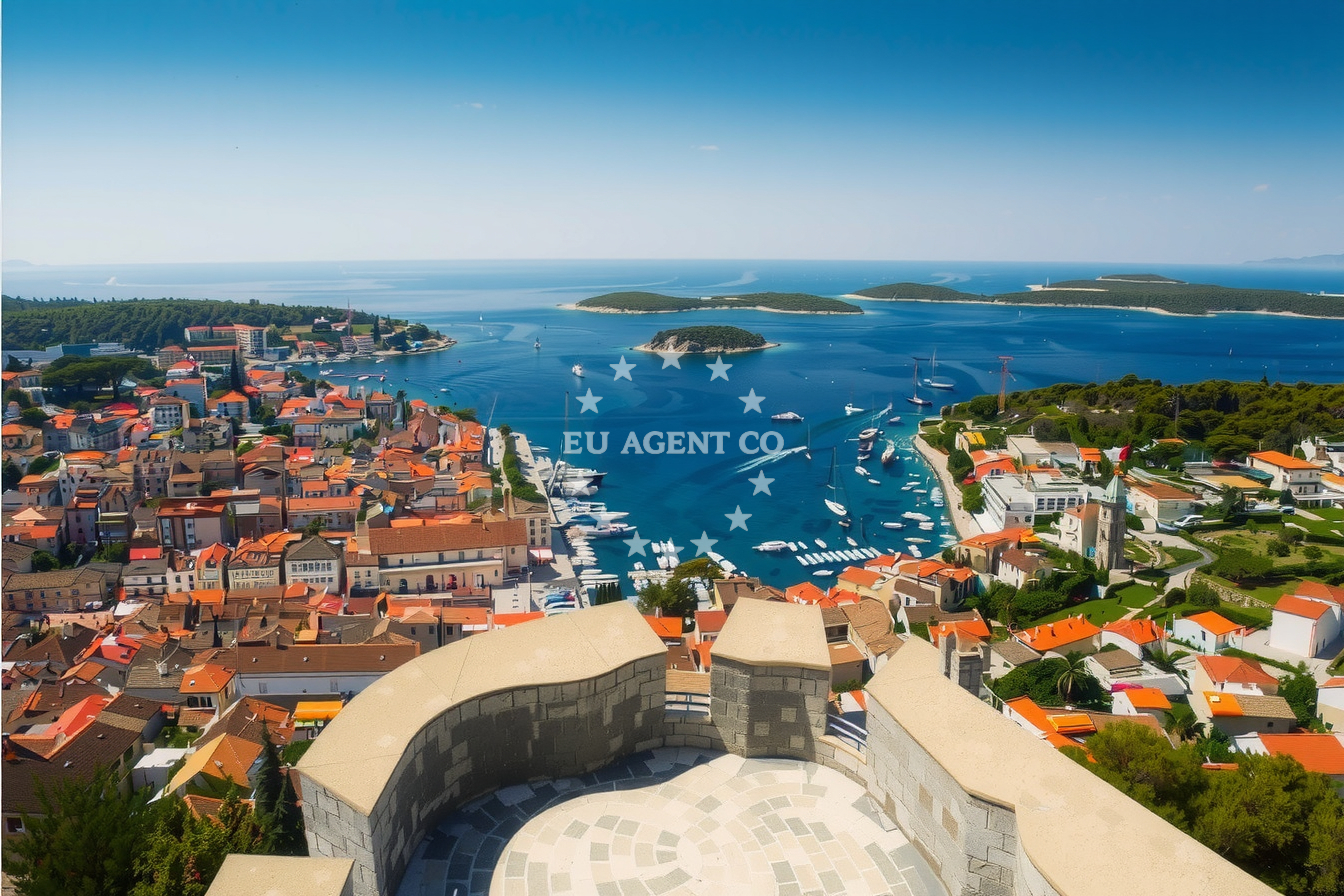 Additional view of Quay buoy field in Quay in Stari Grad on the island Hvar, Central Dalmatia, Croatia photo 9