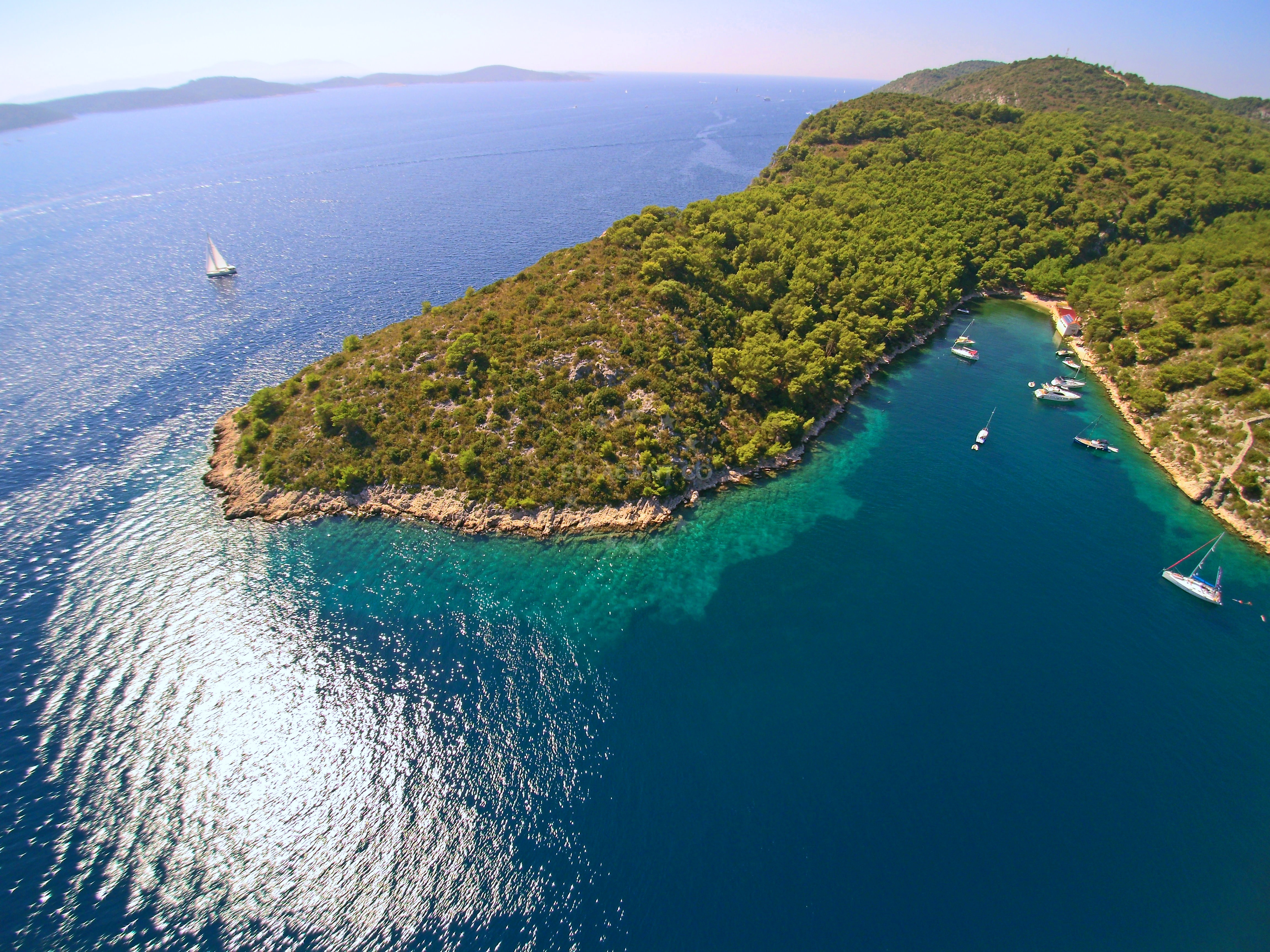 Restaurant Mareta located near the western part of Vela Garska bay